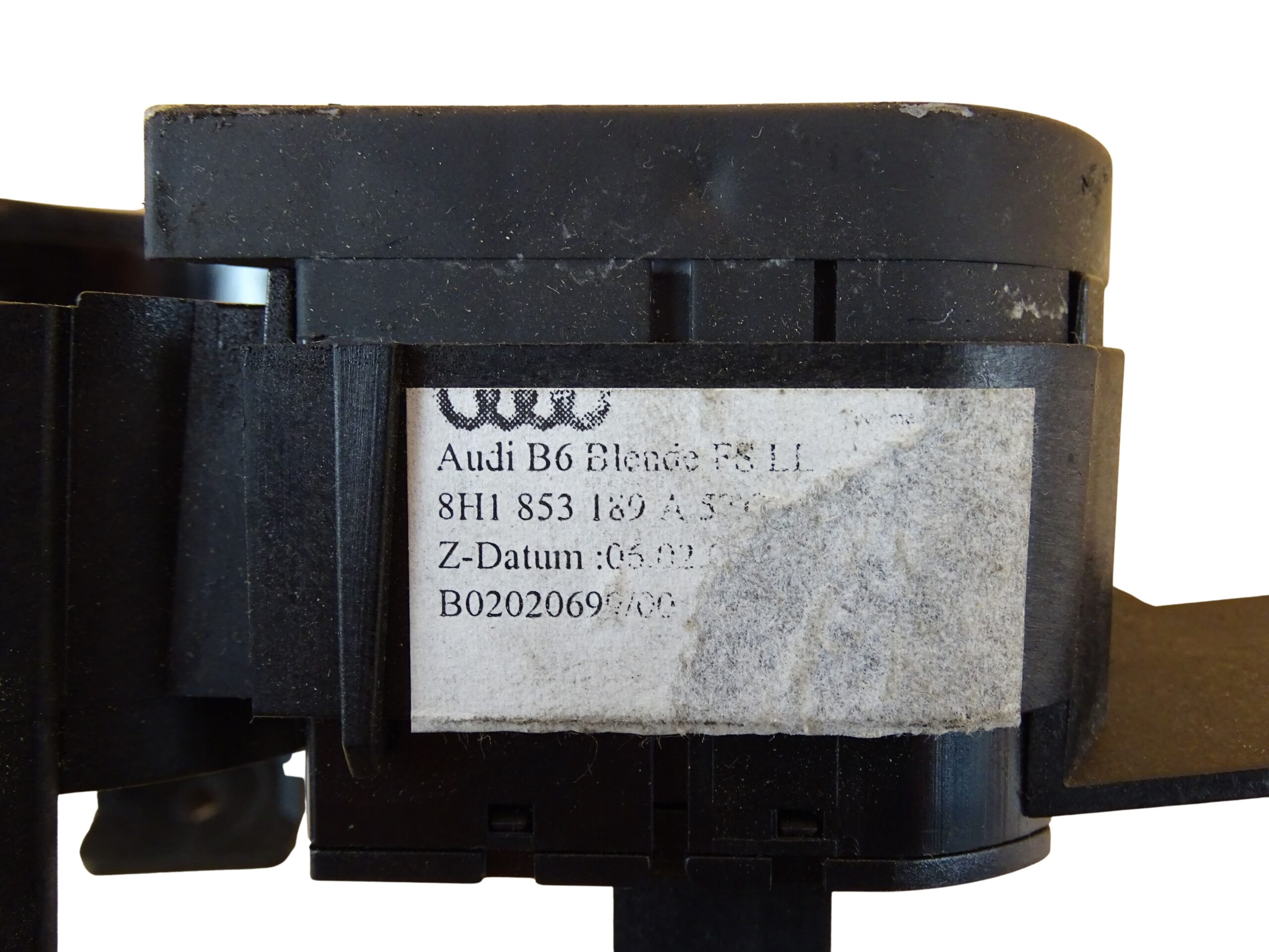 8H1853189A Audi A4 B6 Cabrio Interieurleiste Zierleiste Armaturenbretleiste Schwarz Gläzend – Bild 5