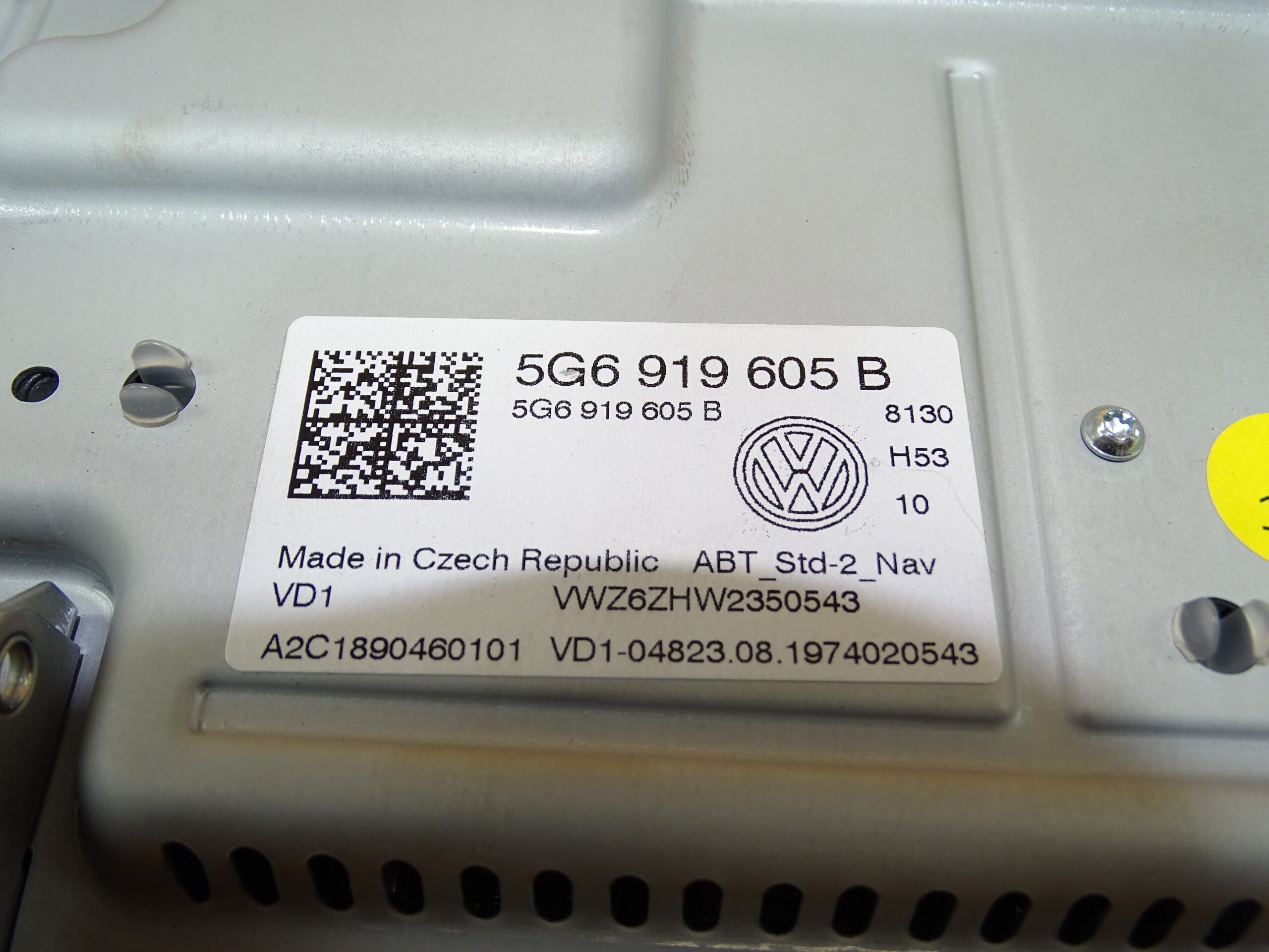 5G6919605B VW Touran Tiguan Golf Passat B8 Touch Screen Display Bildschirm Monitor Display Navigation Radio – Bild 7