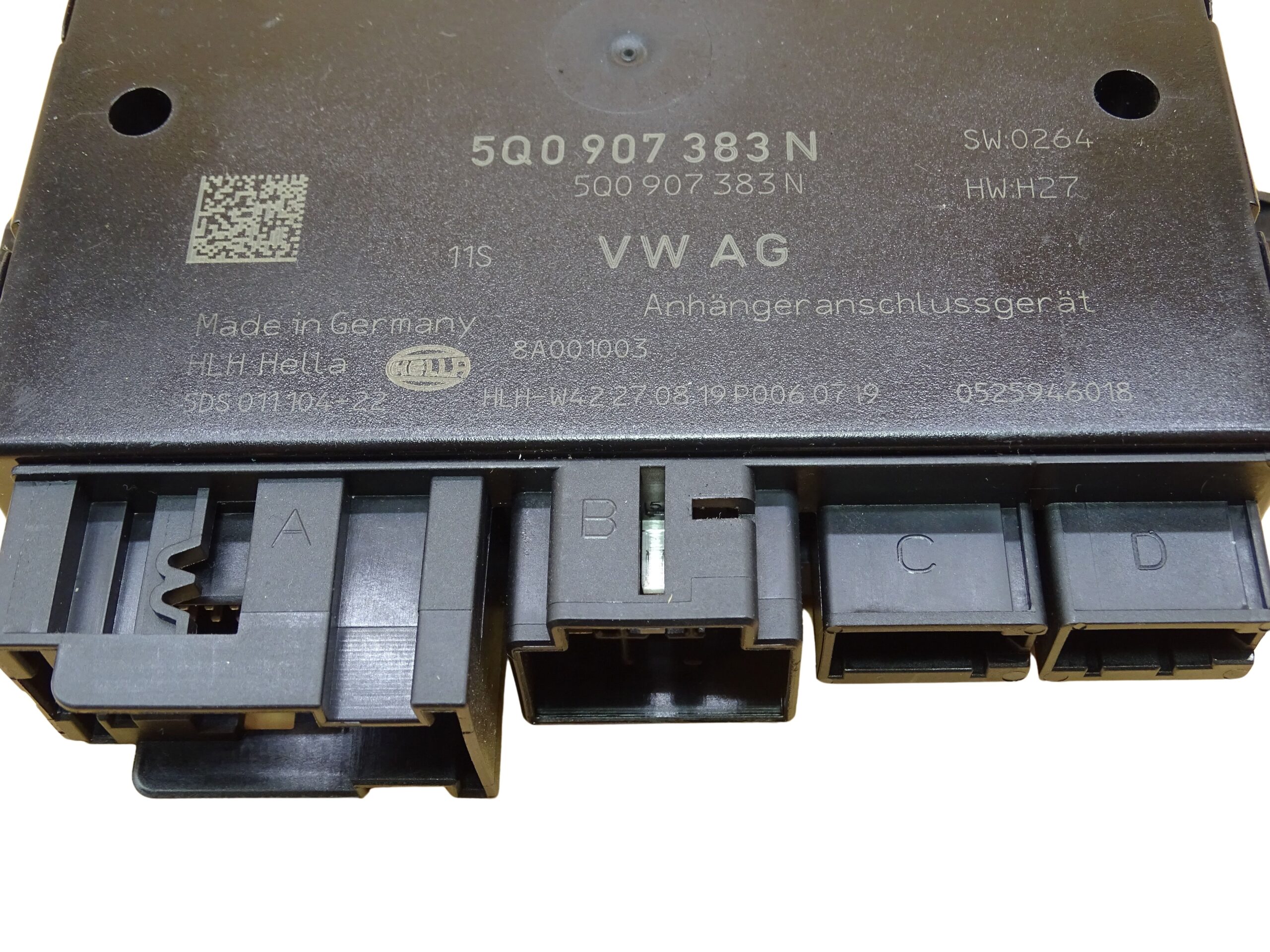 5Q0907383N Original VW Audi Skoda Seat Steuergerät Anhängerkupplung Steuergerät für Anhängervorrichtung – Bild 2