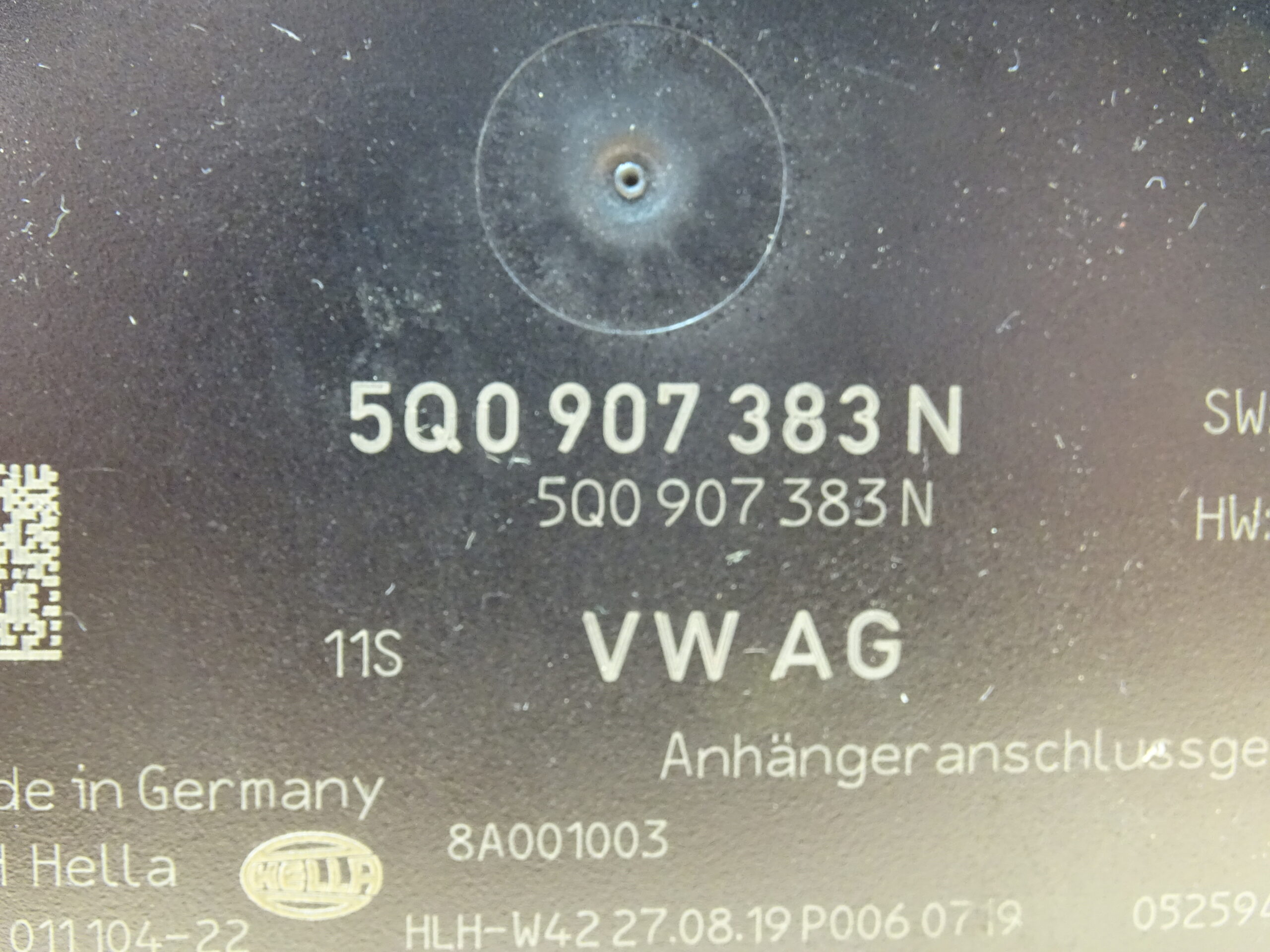 5Q0907383N Original VW Audi Skoda Seat Steuergerät Anhängerkupplung Steuergerät für Anhängervorrichtung – Bild 5
