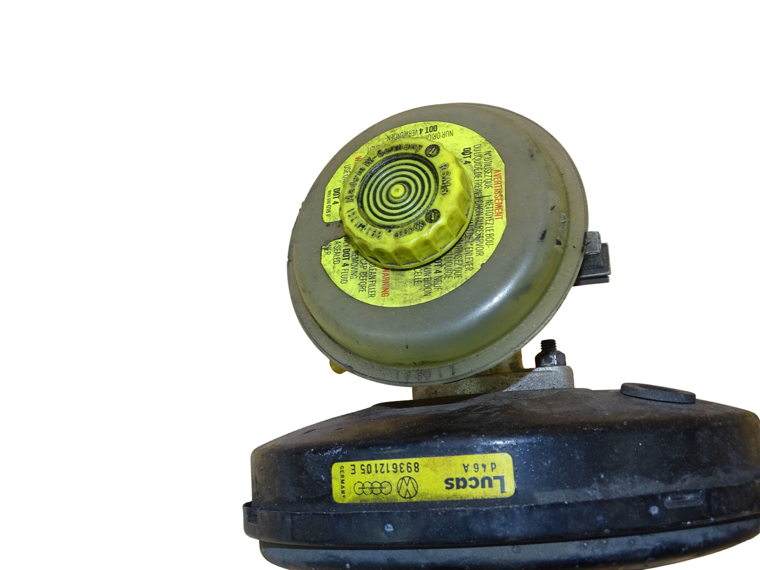 893612105E Audi 80 90 Typ 81 85 89 100 Typ 44 Bremskraftverstärker mit Ausgleichsbehälter – Bild 3