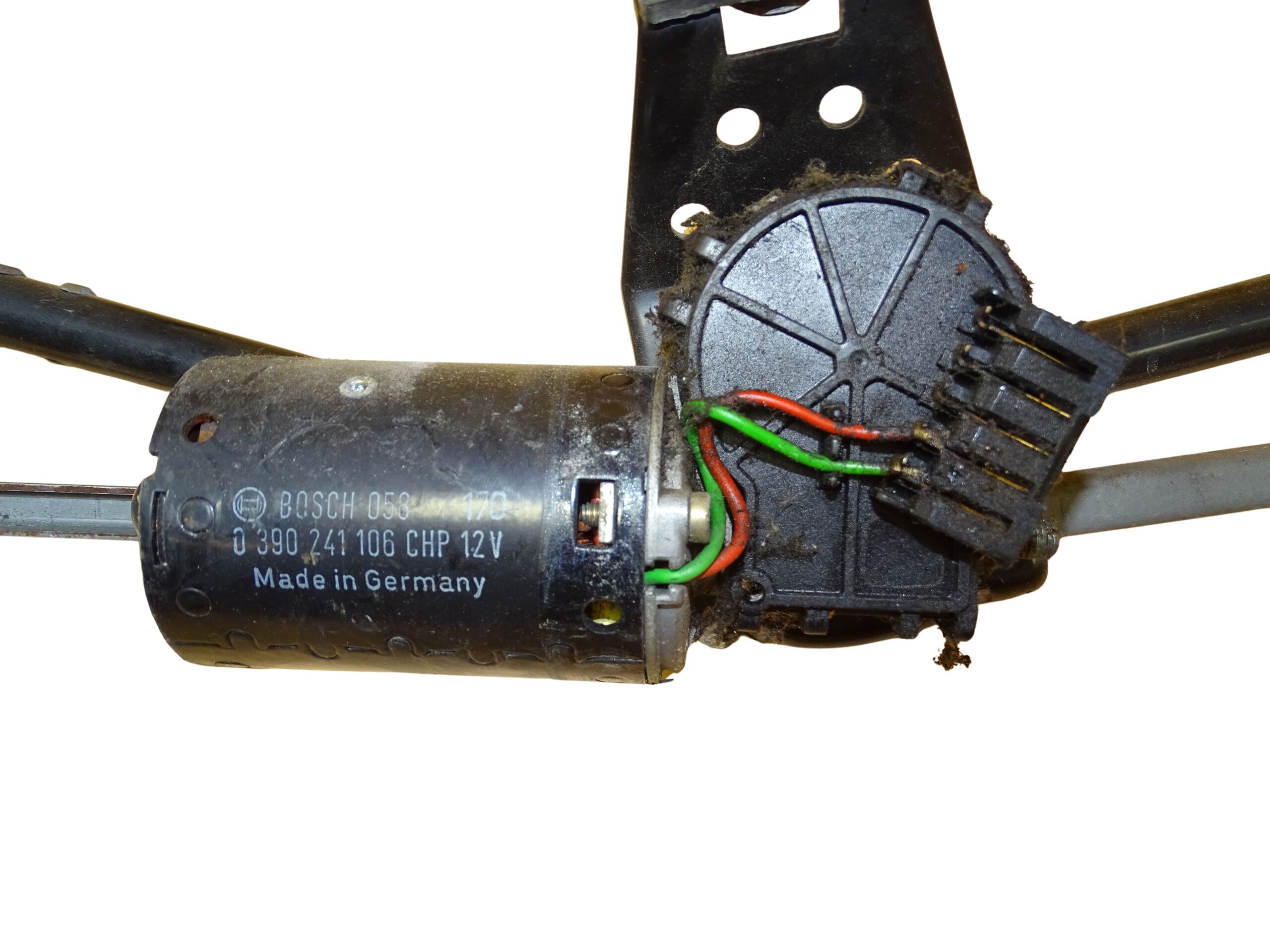 8G0955603 Audi 80 90 Cabrio Coupe S2 RS 2Typ 89 B4 Aufnahme Scheibenwischer Wischermechanismus Wischergestänge mit Motor – Bild 5