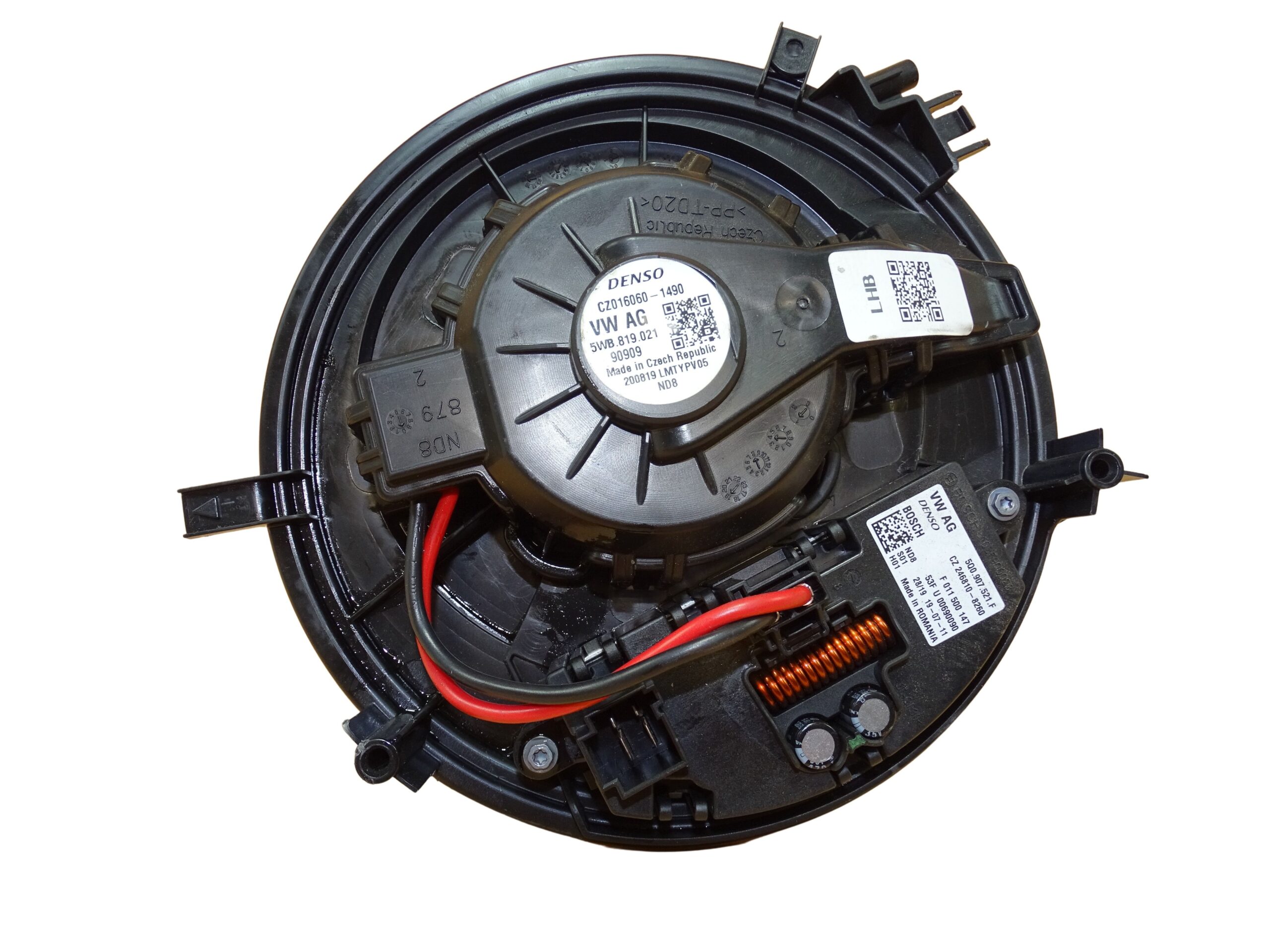 5Q0907521F VW Audi Seat Skoda Gebläsemotor Heizungsgebläse Innenraumgebläse mit Vorwiederstand – Bild 5