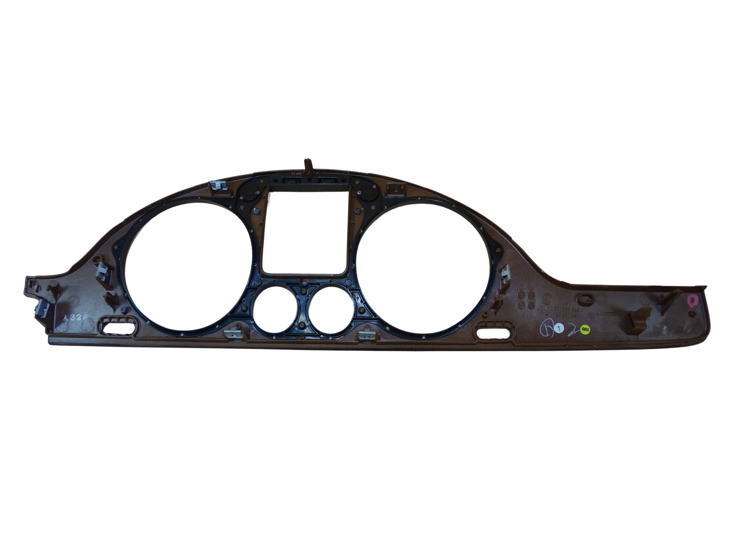 3C1858335J VW Passat 3C B6 Verkleidung Tachorahmen Blende Abdeckung Tacho Rahmen Dekor Kombiinstrument Holzoptik – Bild 7