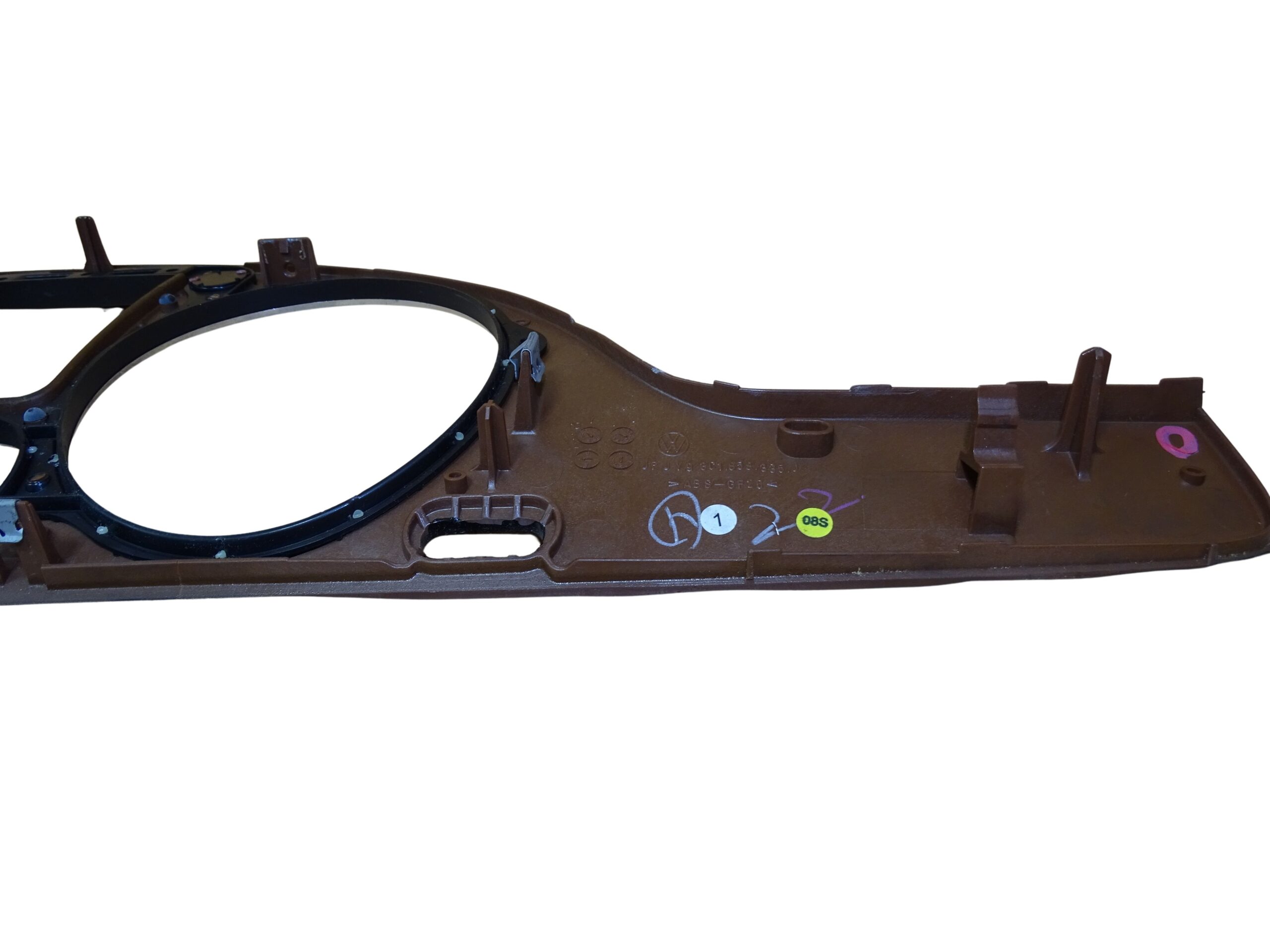 3C1858335J VW Passat 3C B6 Verkleidung Tachorahmen Blende Abdeckung Tacho Rahmen Dekor Kombiinstrument Holzoptik – Bild 2