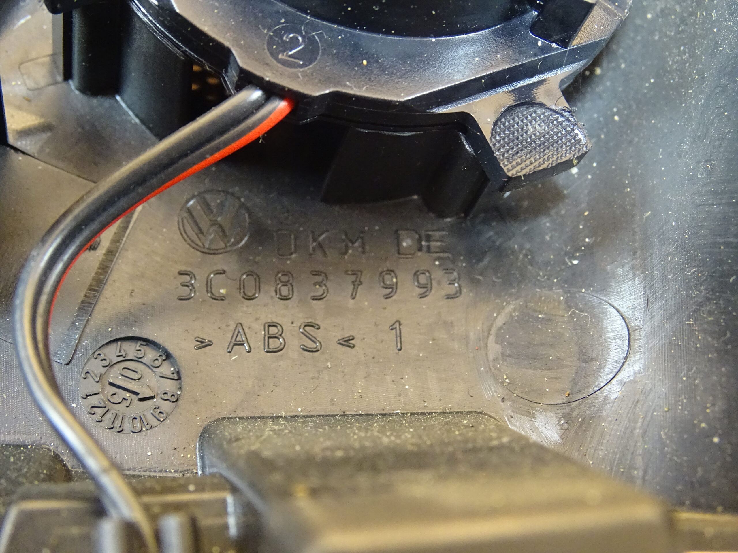 3C0837993 / 3C0035411 VW Passat 3C Dreiecksblende Abdeckung mit Hochtöner Lautsprecher links schwarz – Bild 7