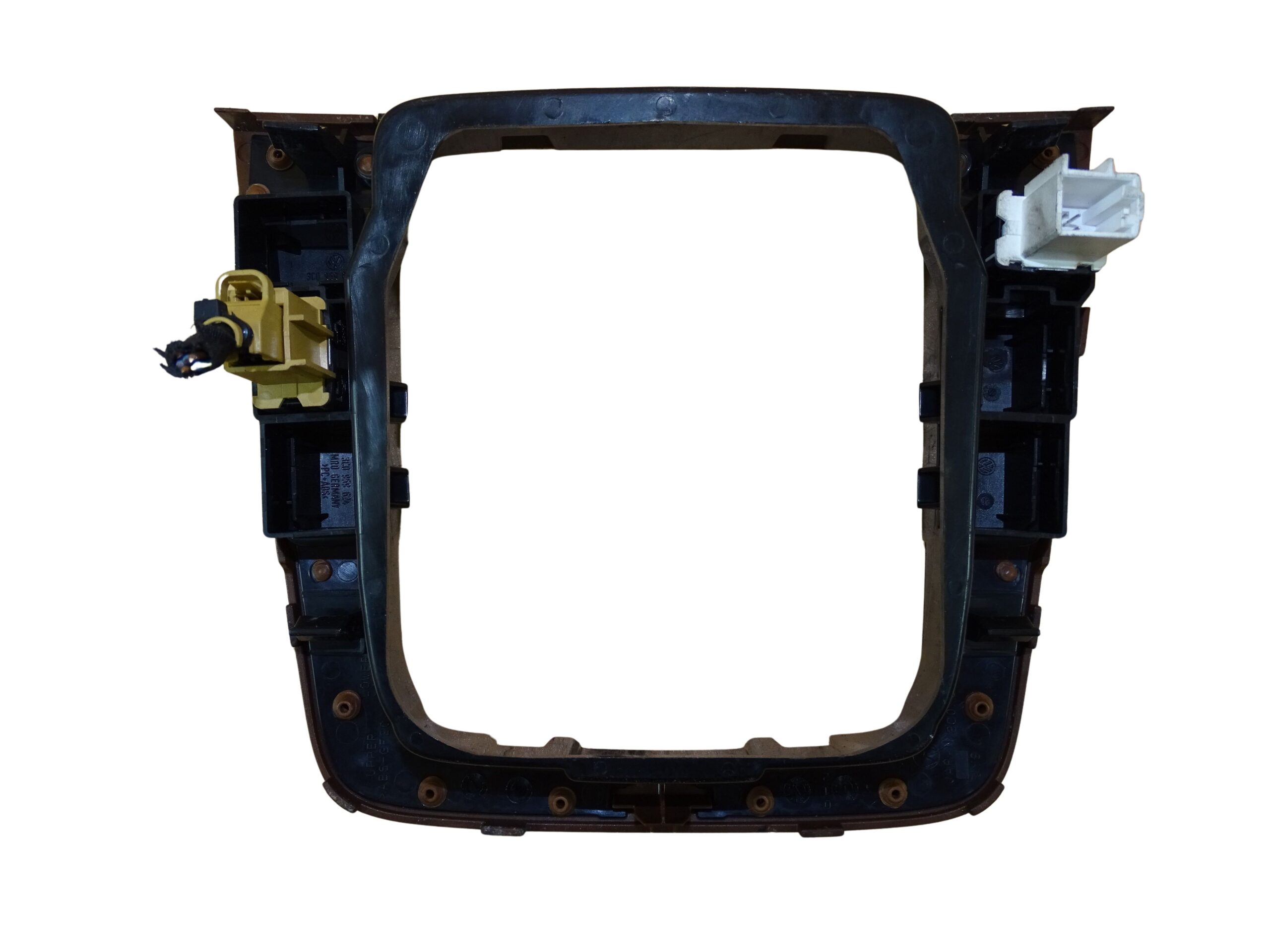 3C0864263G VW Passat 3C Rahmen Blende Verkleidung Schaltkulisse Schaltrahmen Holzoptik – Bild 5