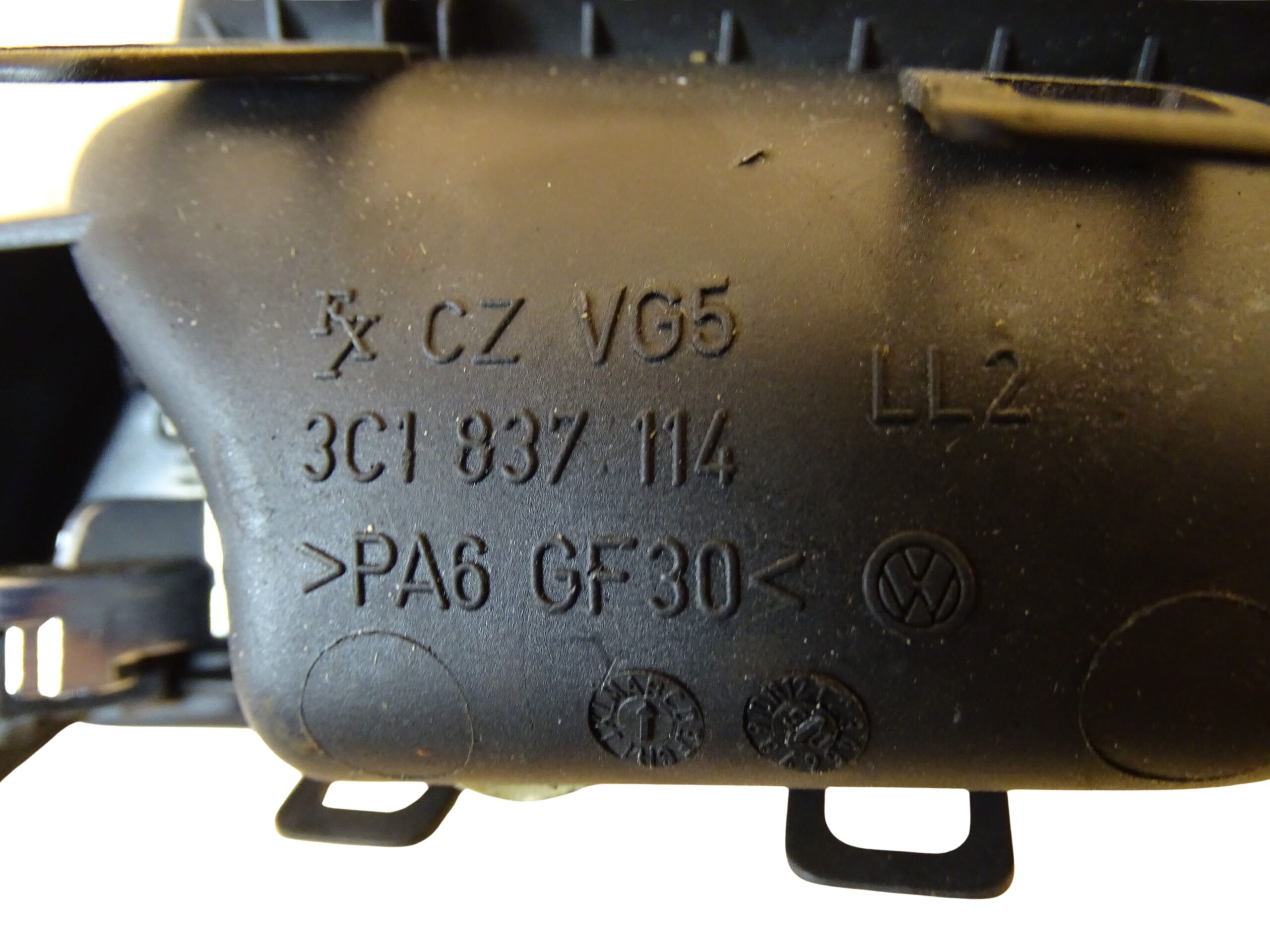 3C1837114 VW Passat 3C Variant Türgriff Türöffner Interner Öffnungsgriff Vorne Rechts Beifahrerseite Innen – Bild 4