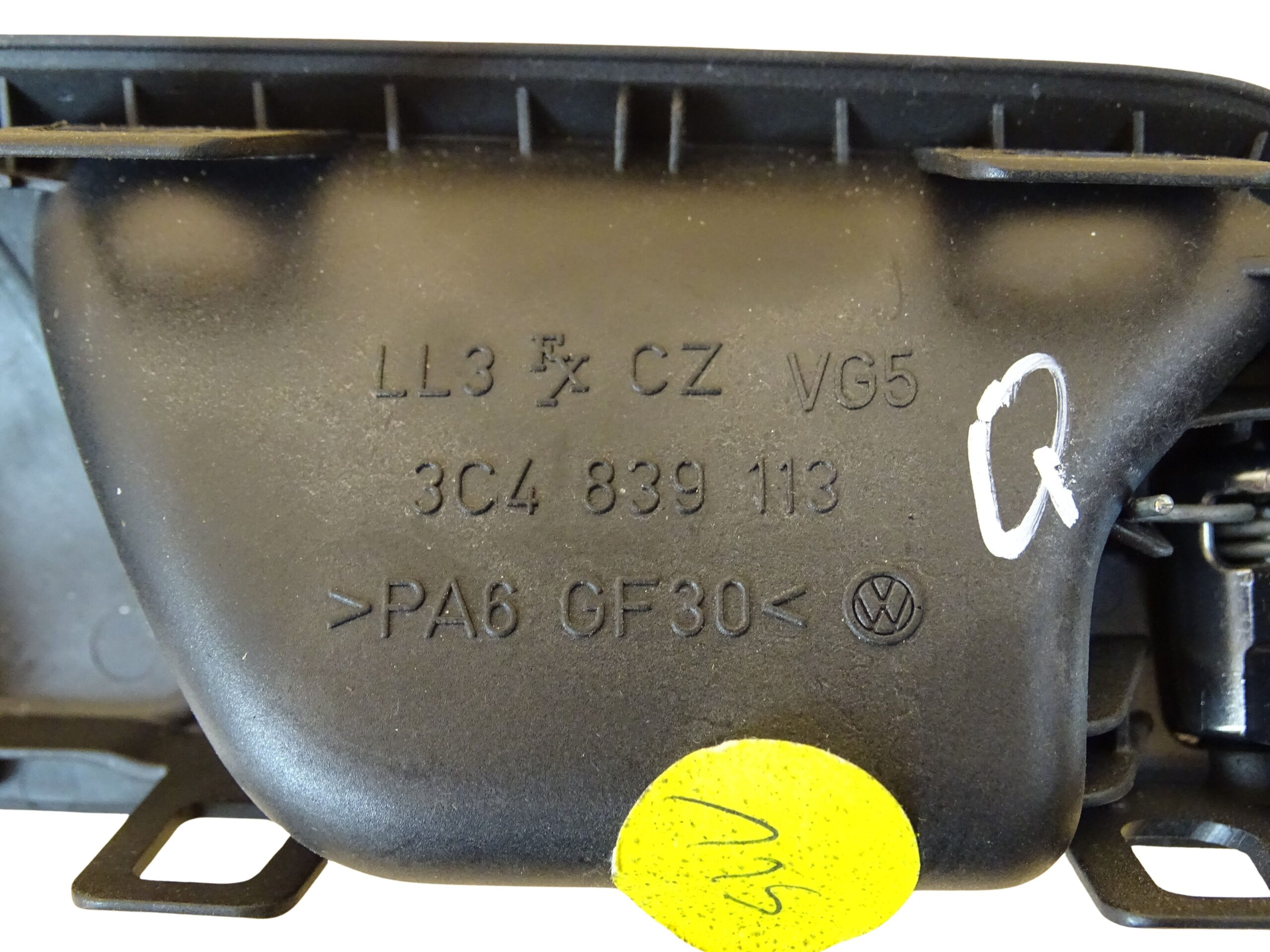 3C4839113 VW Passat 3C Variant Türgriff Türöffner Interner Öffnungsgriff mit Lautsprecher Hinten Links Fahrerseite Innen – Bild 6
