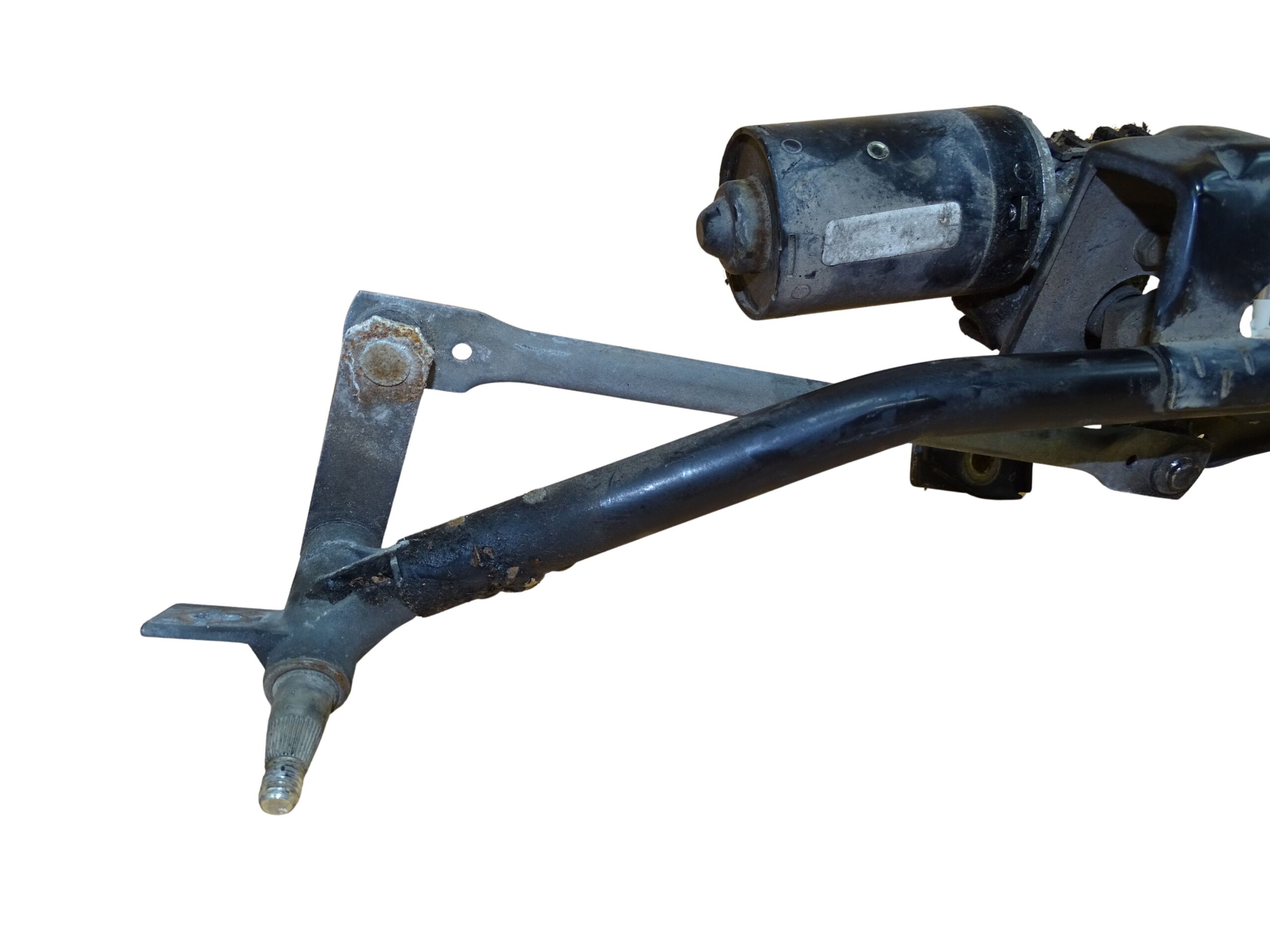 893955332 Audi 80 90 S2 B4 Aufnahme Scheibenwischer Wischermechanismus Wischergestänge mit Motor Vorne – Bild 3