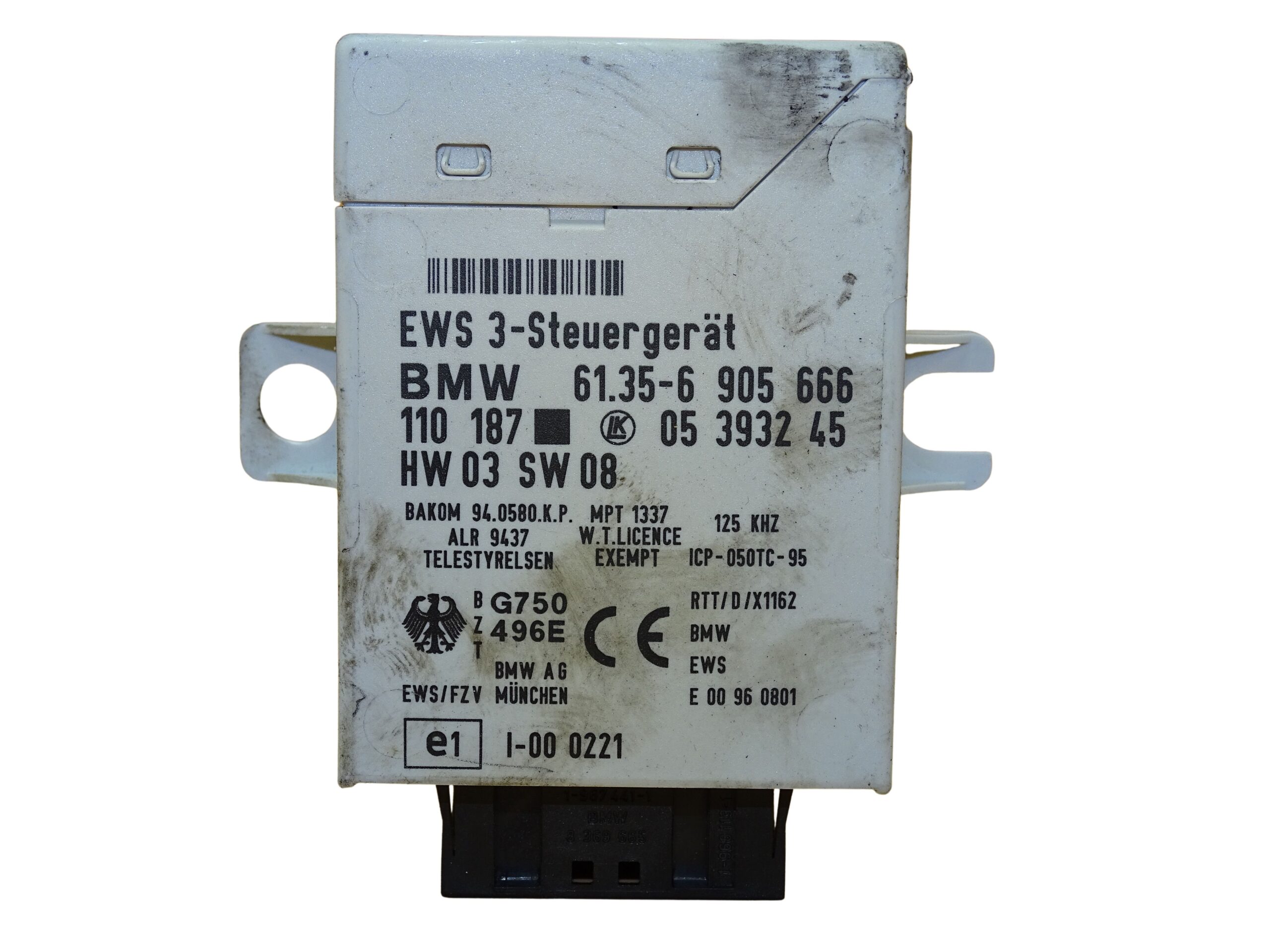 6135-6905666 BMW 3er E46 Mini Cooper Steuergerät EWS Wegfahrsperre Zentralverriegelung – Bild 2