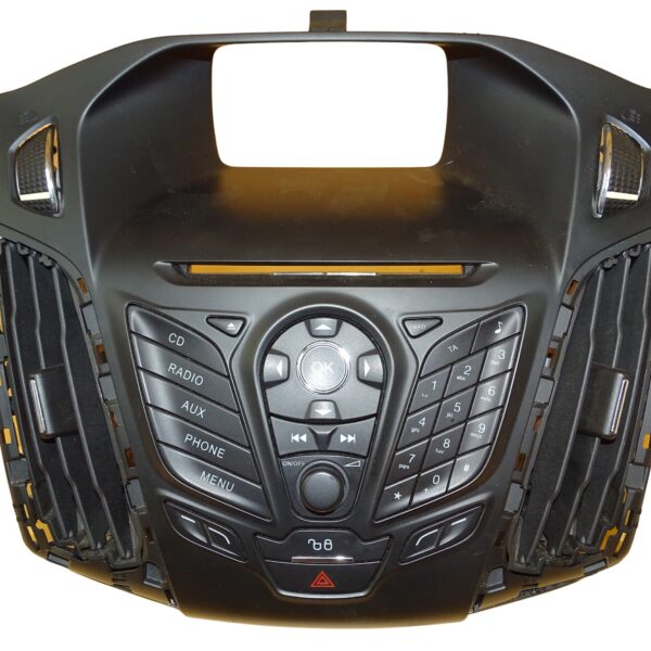 BM51-18835 Ford Focus MK III Turnier Mittelkonsole CD Autoradio Rahmen Bedienteil Luftausströmer Luftströmer Frischluftdüse