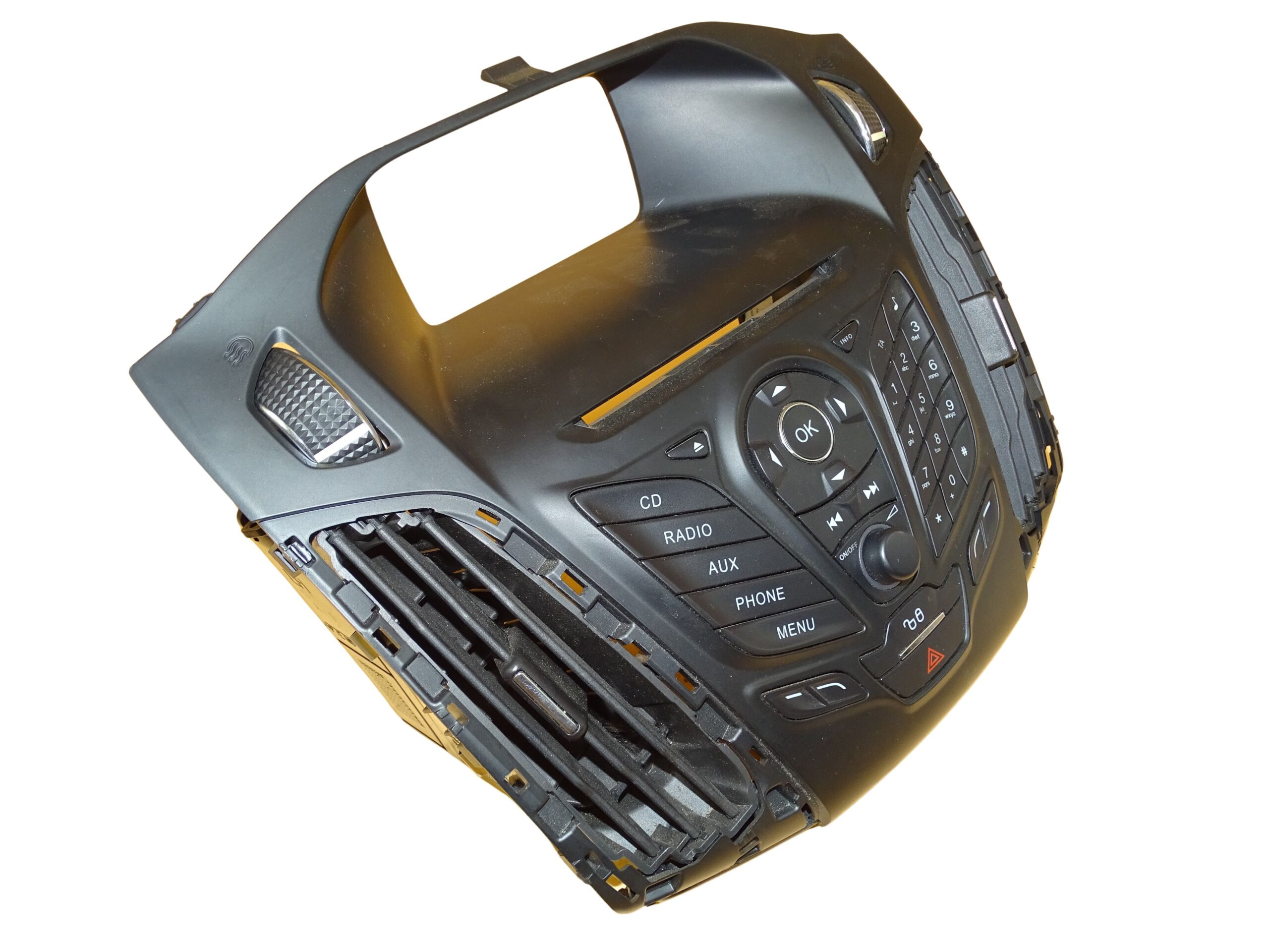 BM51-18835 Ford Focus MK III Turnier Mittelkonsole CD Autoradio Rahmen Bedienteil Luftausströmer Luftströmer Frischluftdüse – Bild 2