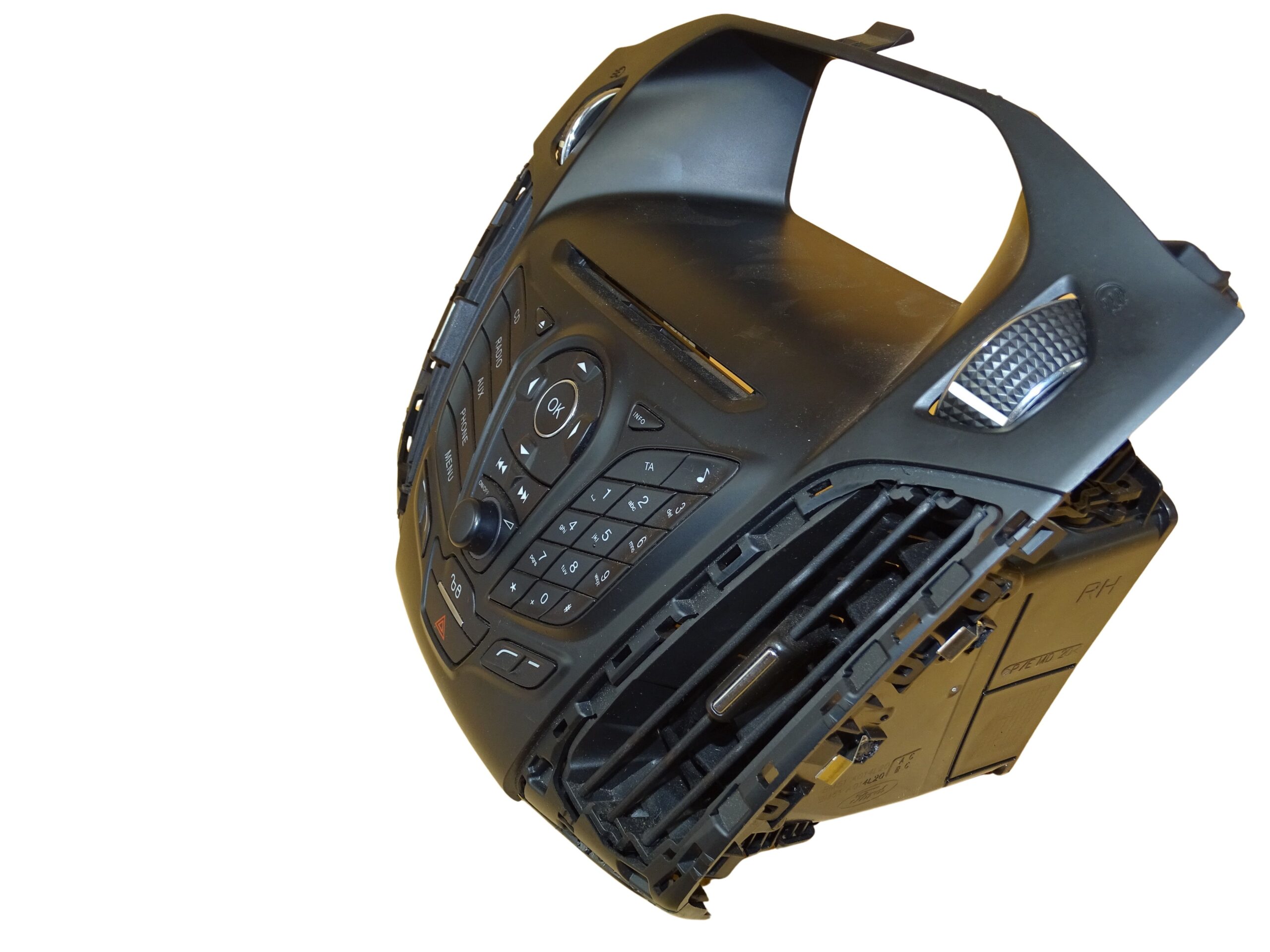 BM51-18835 Ford Focus MK III Turnier Mittelkonsole CD Autoradio Rahmen Bedienteil Luftausströmer Luftströmer Frischluftdüse – Bild 3