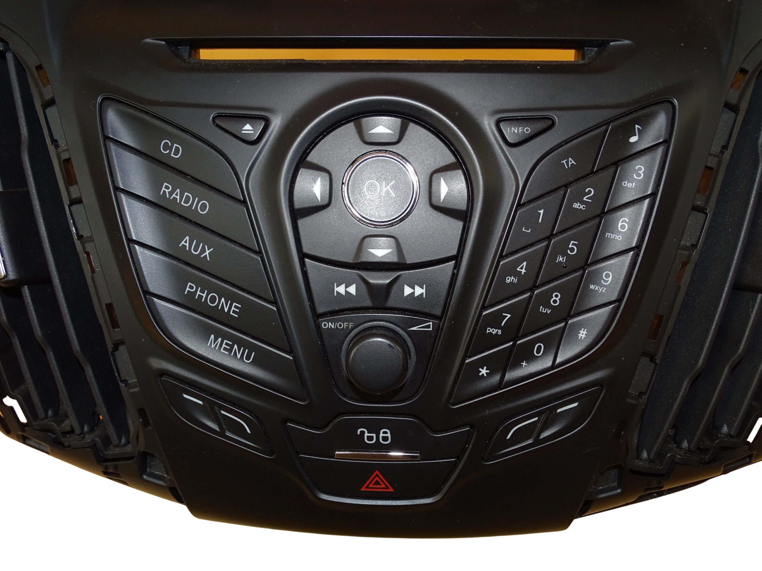 BM51-18835 Ford Focus MK III Turnier Mittelkonsole CD Autoradio Rahmen Bedienteil Luftausströmer Luftströmer Frischluftdüse – Bild 4