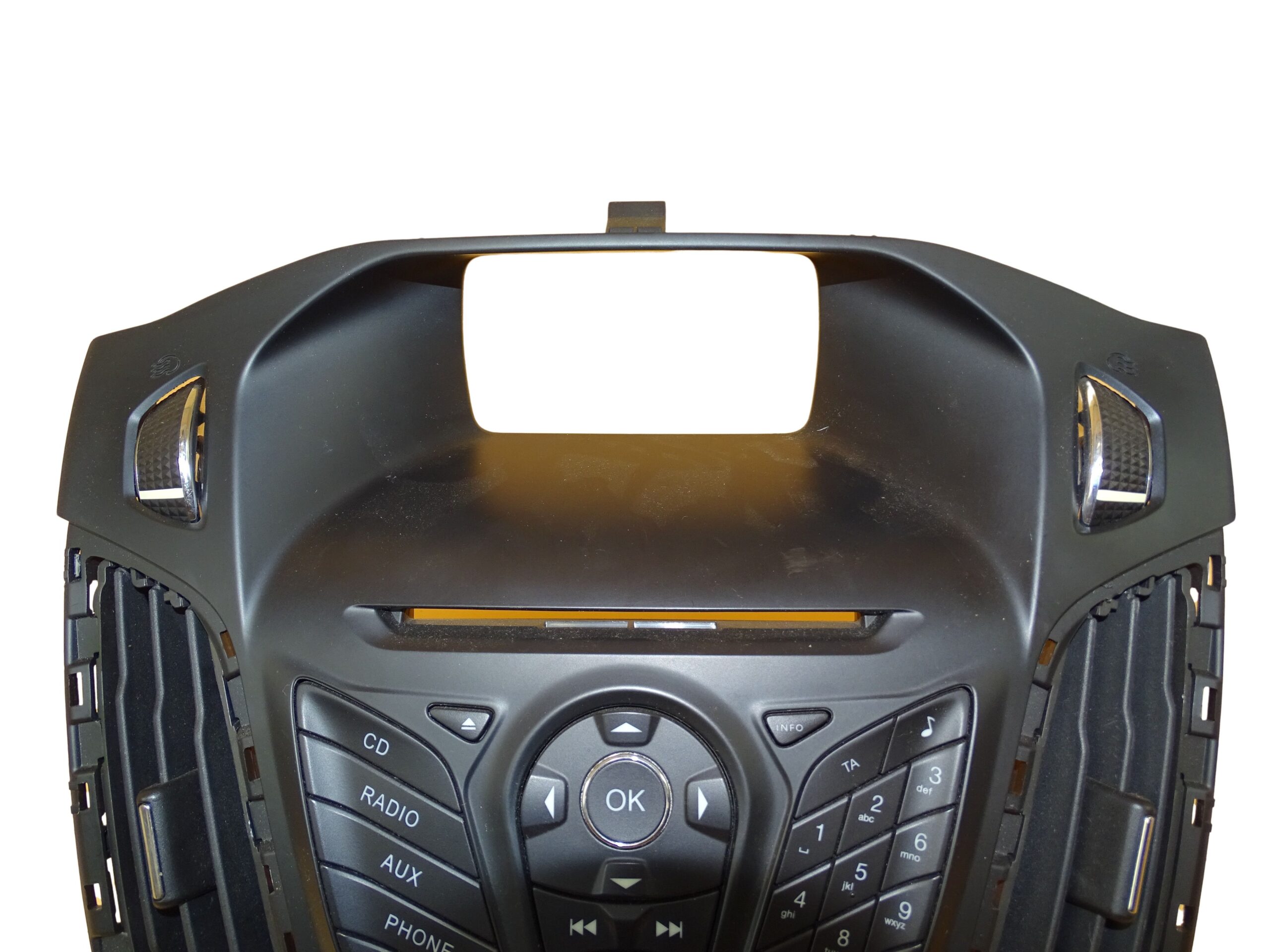 BM51-18835 Ford Focus MK III Turnier Mittelkonsole CD Autoradio Rahmen Bedienteil Luftausströmer Luftströmer Frischluftdüse – Bild 5