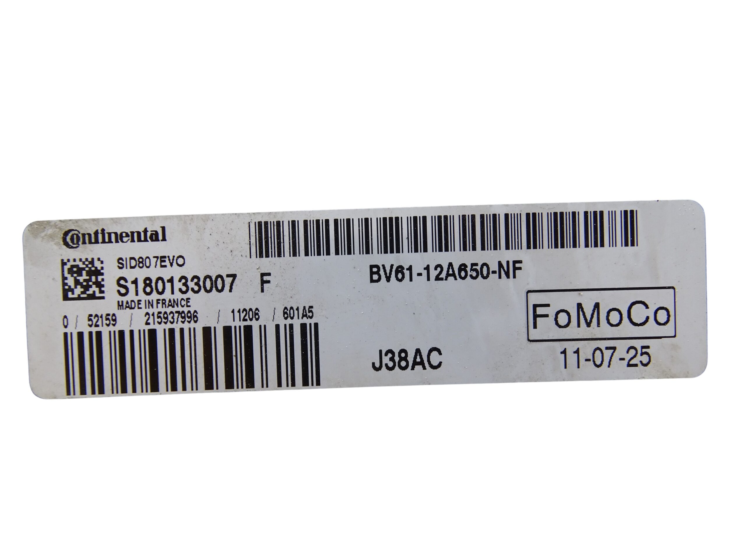 BV61-12A650-NF Ford Focus MK III ECU Motorsteuergerät Steuergerät Brain PCM Computer – Bild 5