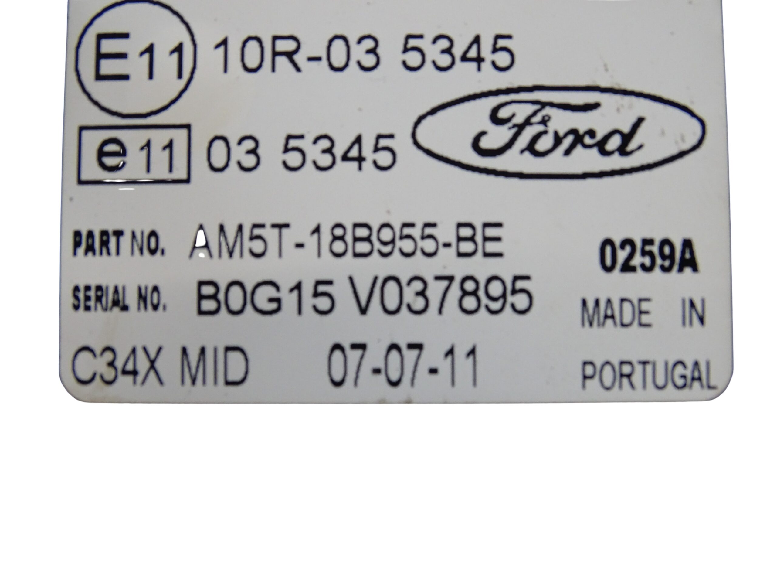 AM5T-18B955-BE Ford Focus MK III Grand C-Max MK III Bildschirm Display Monitor Anzeige Bordmonitor Bordcomputer mit Halterung – Bild 5