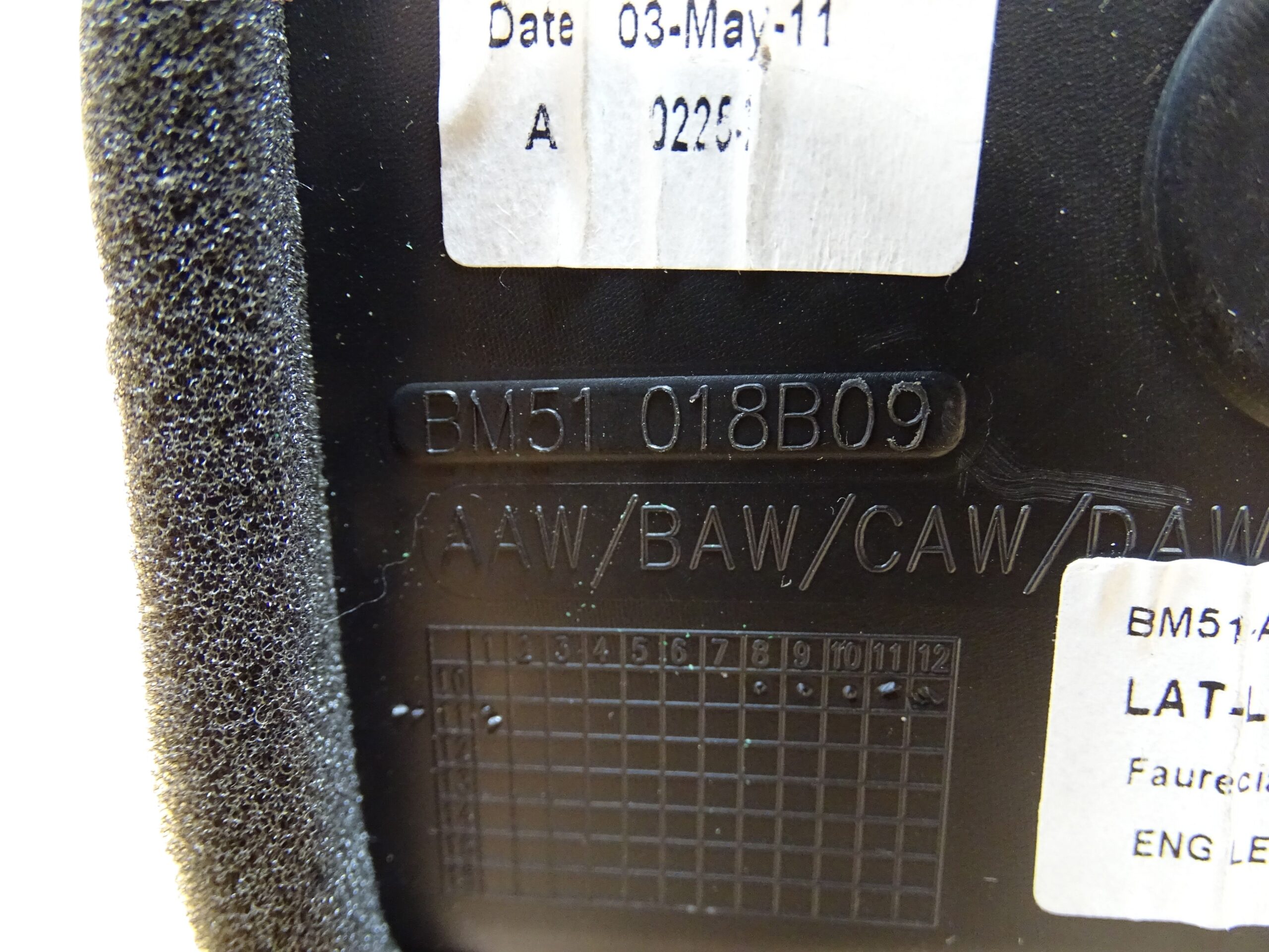 BM51-A018B08CF-3JA6 Ford Focus MK III Original Luftdüse Lüftungsgitter – Bild 8