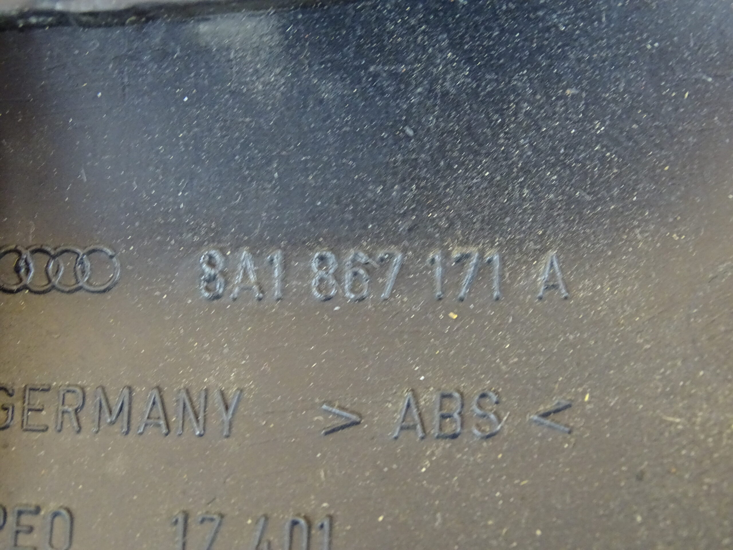 8A1867171A Audi 80 Cabrio Coupe B4 linker Türgriff innen Innenausstattung – Bild 4