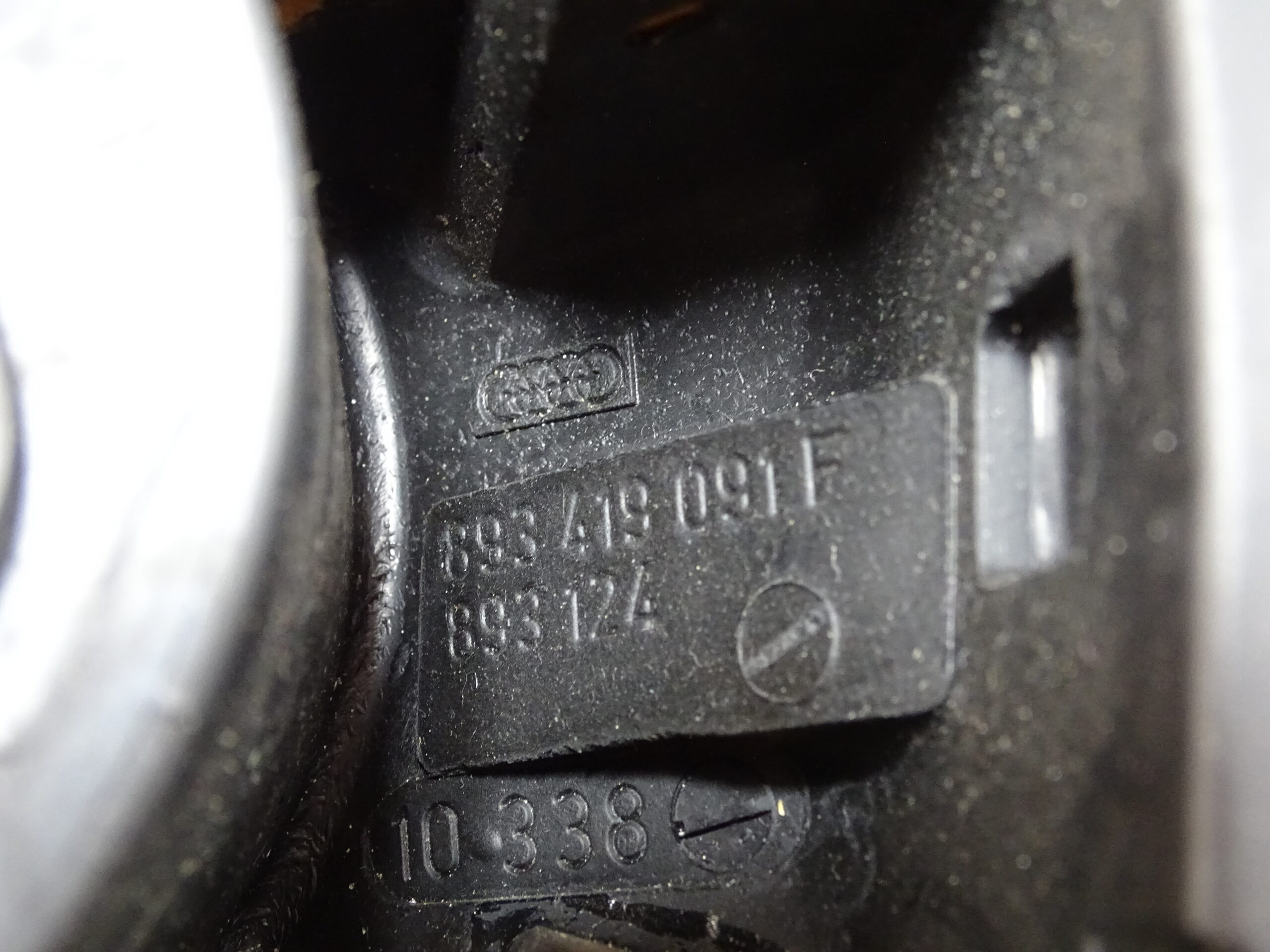 893419091F+893951525 Audi 80 90 100 200 B3 B4 S2 C3 4-Speichen Lenkrad Kunstleder – Bild 13