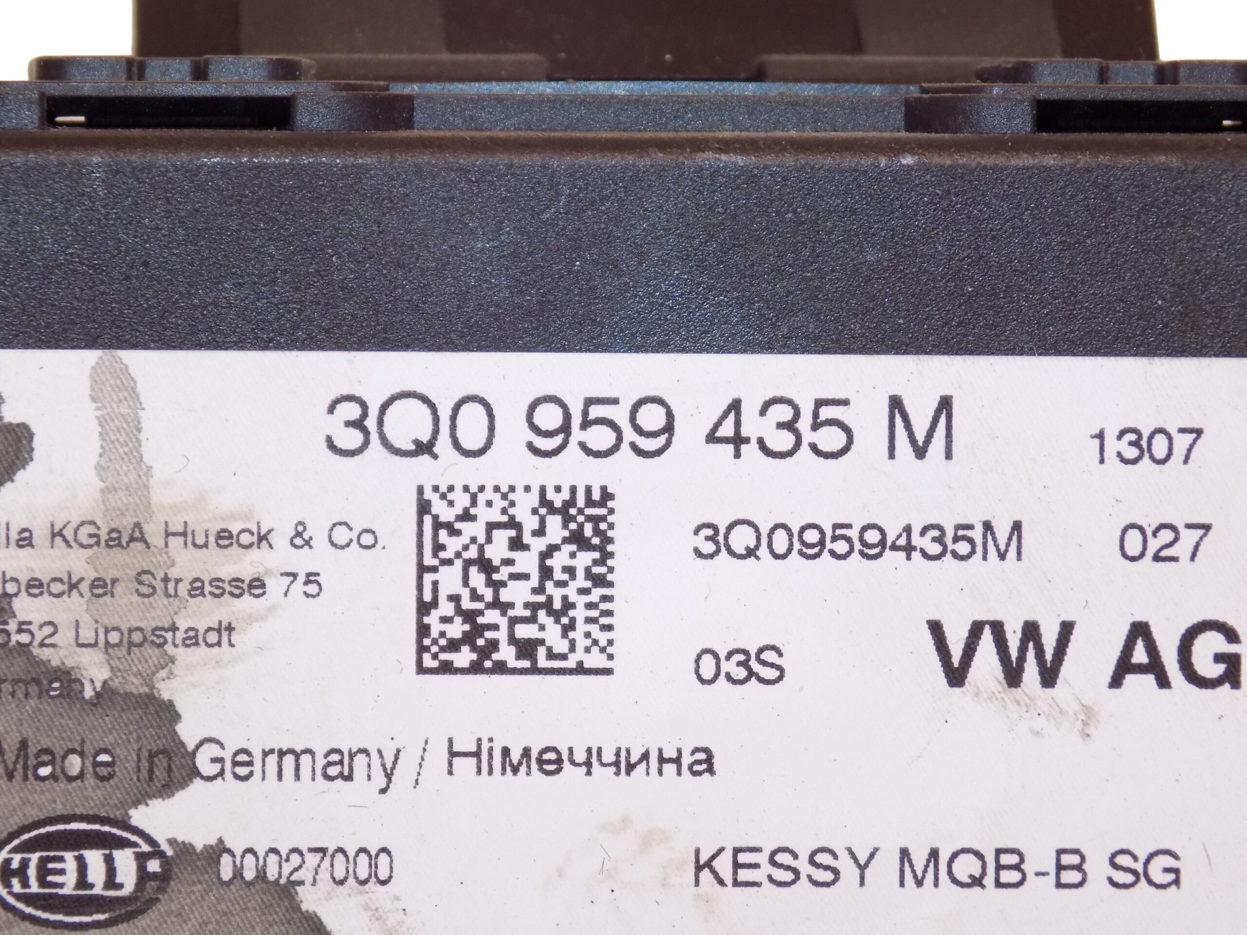 3Q0959435M Volkswagen Skoda Seat Audi Steuergerät ECU SG Keyless Vehicle Entry Elektro Steuergerät – Bild 4