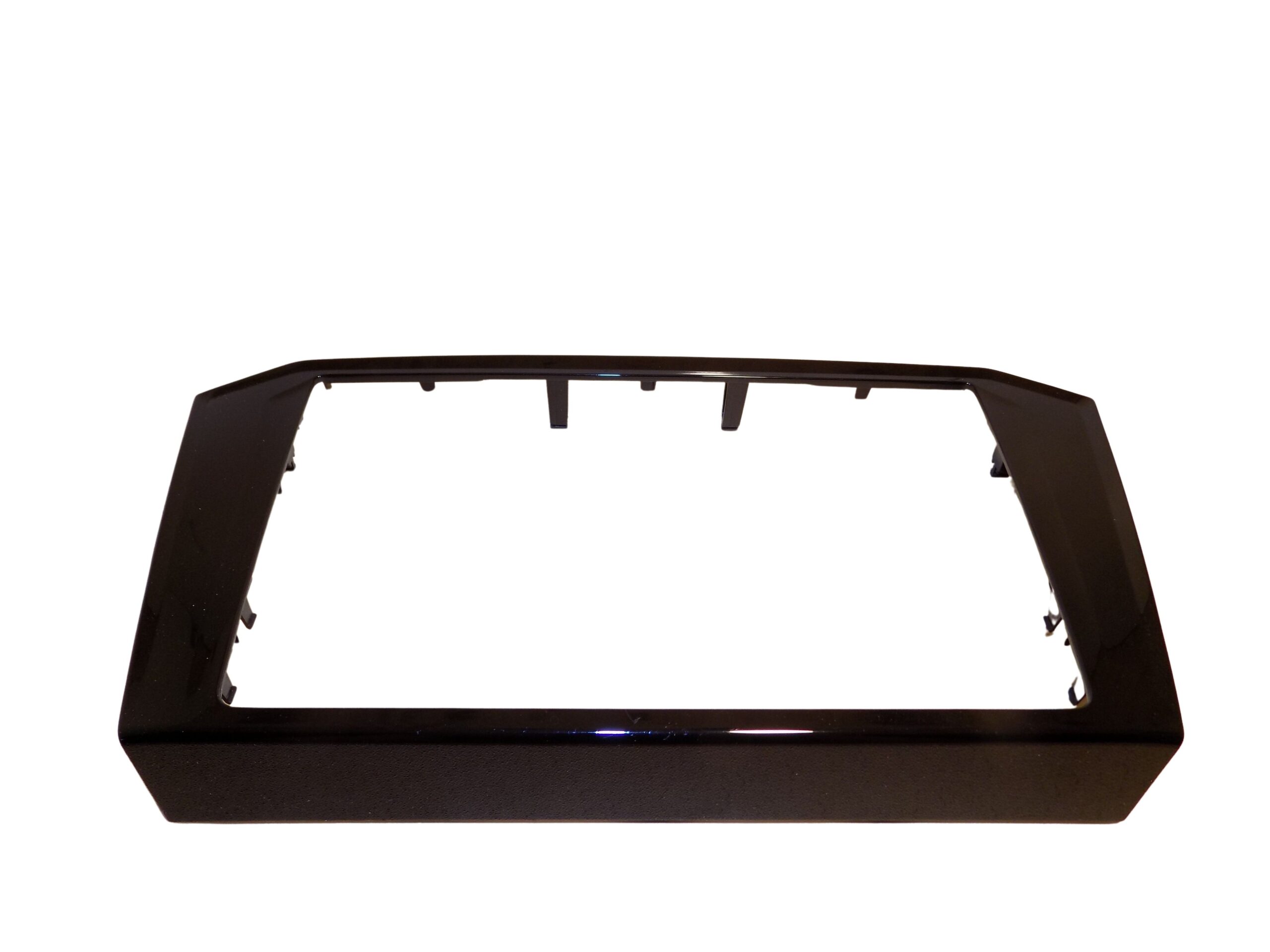 3G8858069B VW Passat B8 Arteon Radiobildschirmrahmen Verkleidung Einbaurahmen Schwarz Glänzend – Bild 2