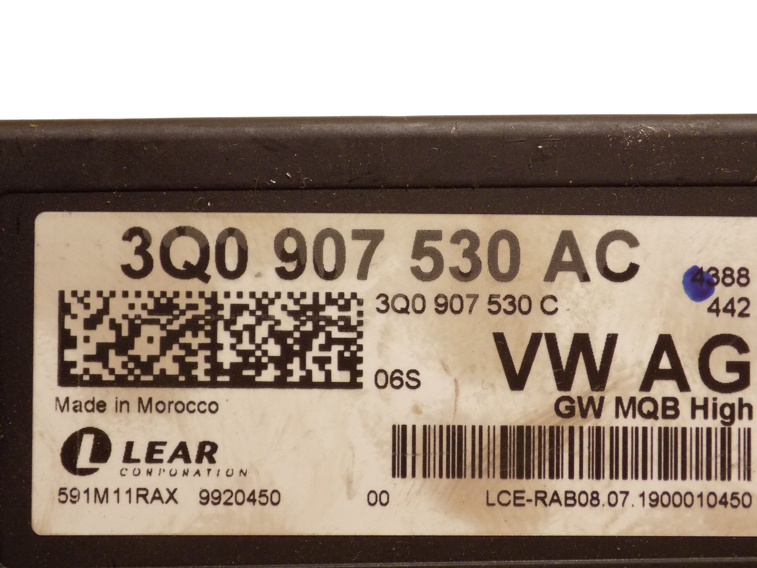 3Q0907530AC Volkswagen Skoda Seat Audi Original Steuergerät Gateway Diagnose Schnitt Stelle Steuer Modul – Bild 3
