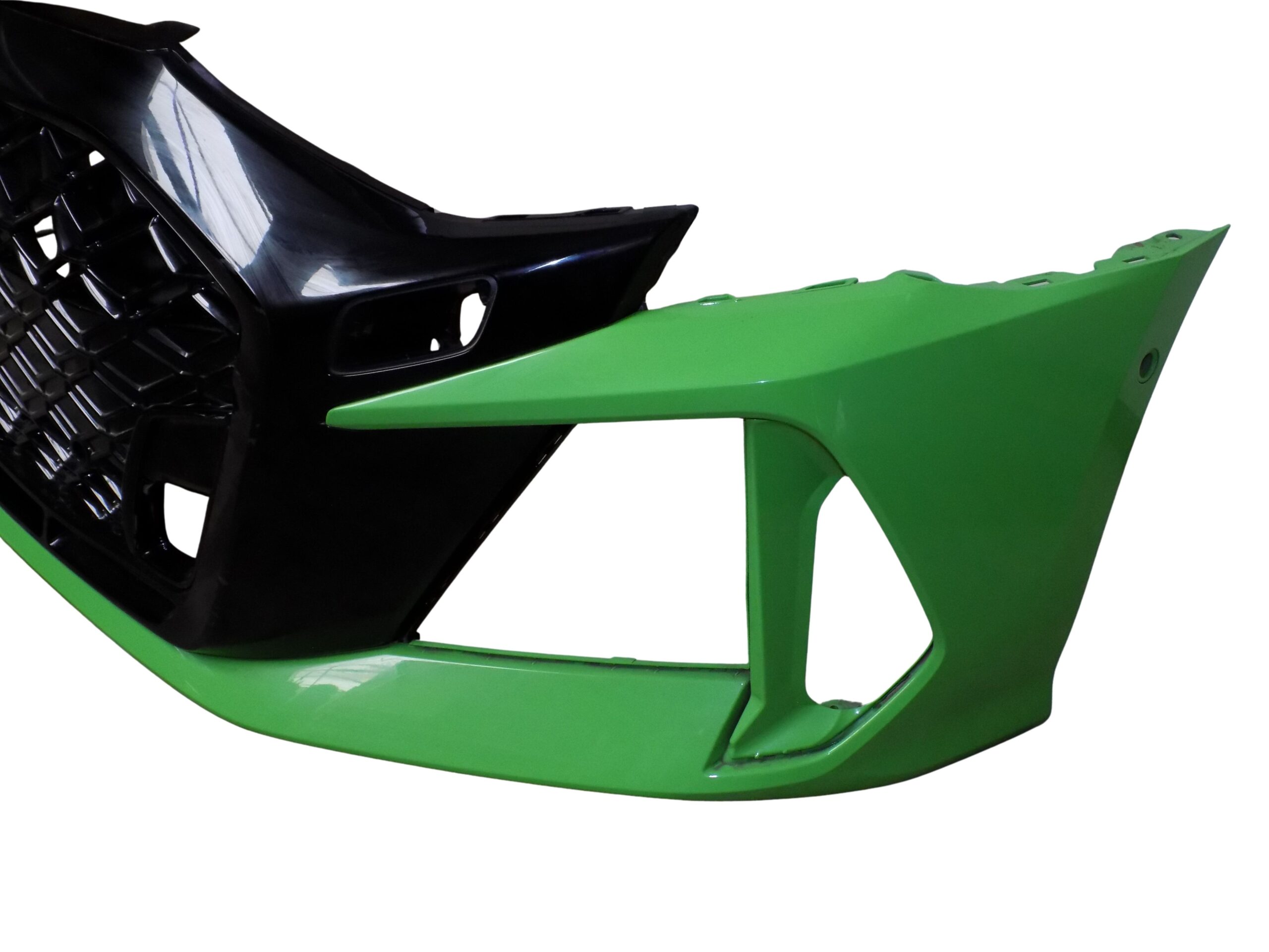 8Y0807725A + 8Y0853651AG Audi RS3 8Y Stoßstange Wabengitter Front Bumper vorne Kyakami Grün 4378 (Farbcode:LZ6A) – Bild 5