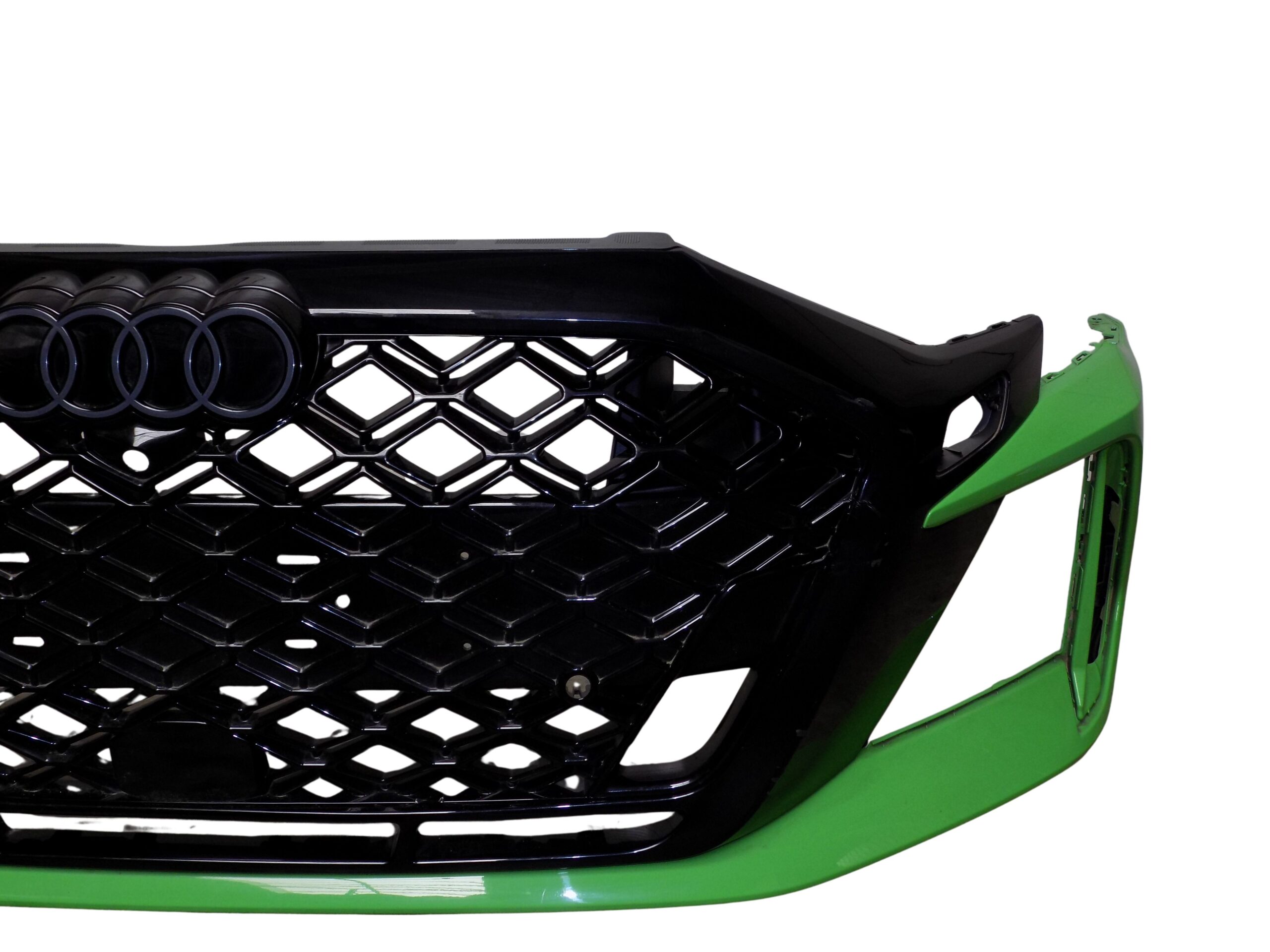 8Y0807725A + 8Y0853651AG Audi RS3 8Y Stoßstange Wabengitter Front Bumper vorne Kyakami Grün 4378 (Farbcode:LZ6A) – Bild 8
