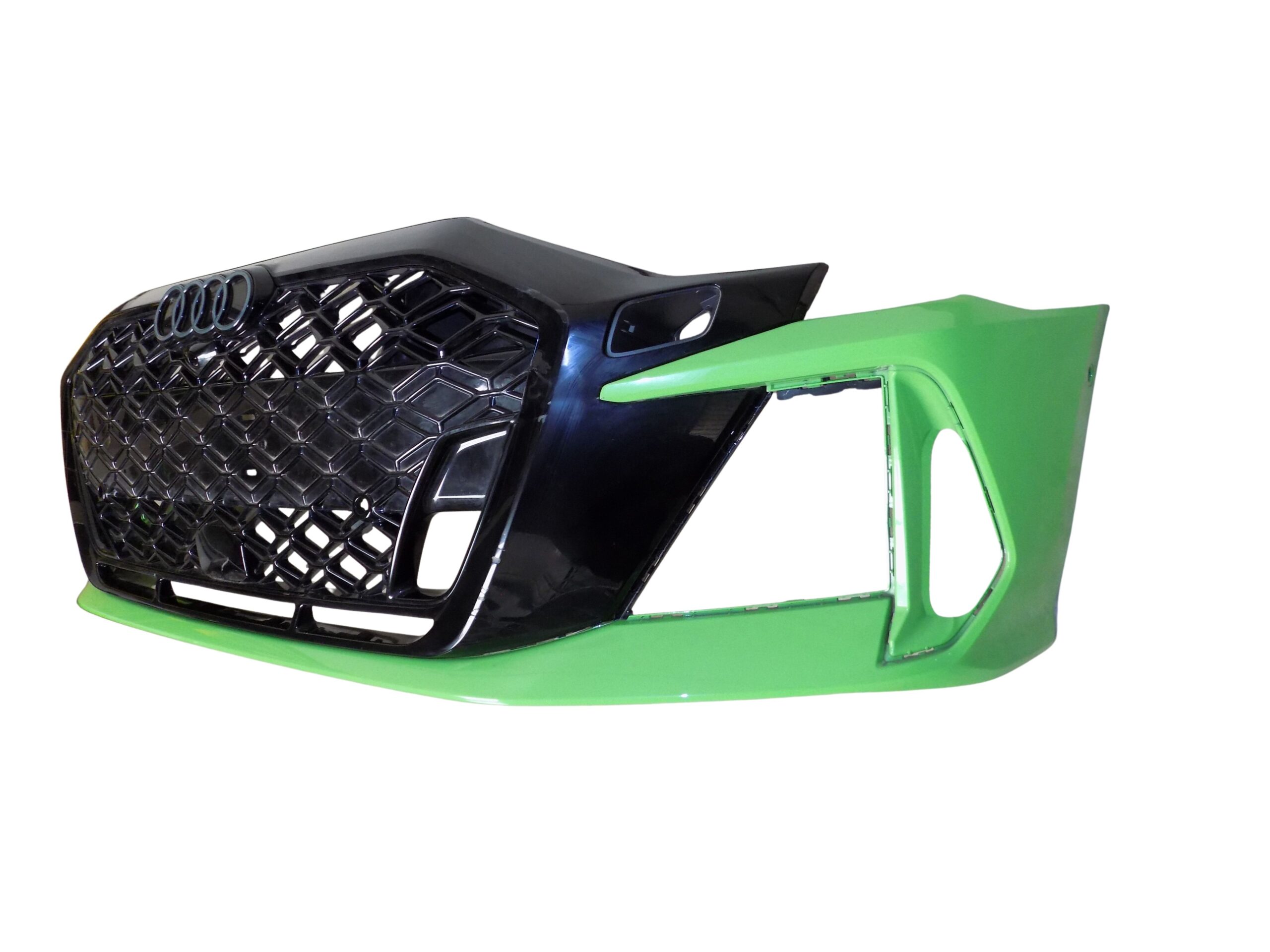 8Y0807725A + 8Y0853651AG Audi RS3 8Y Stoßstange Wabengitter Front Bumper vorne Kyakami Grün 4378 (Farbcode:LZ6A) – Bild 17