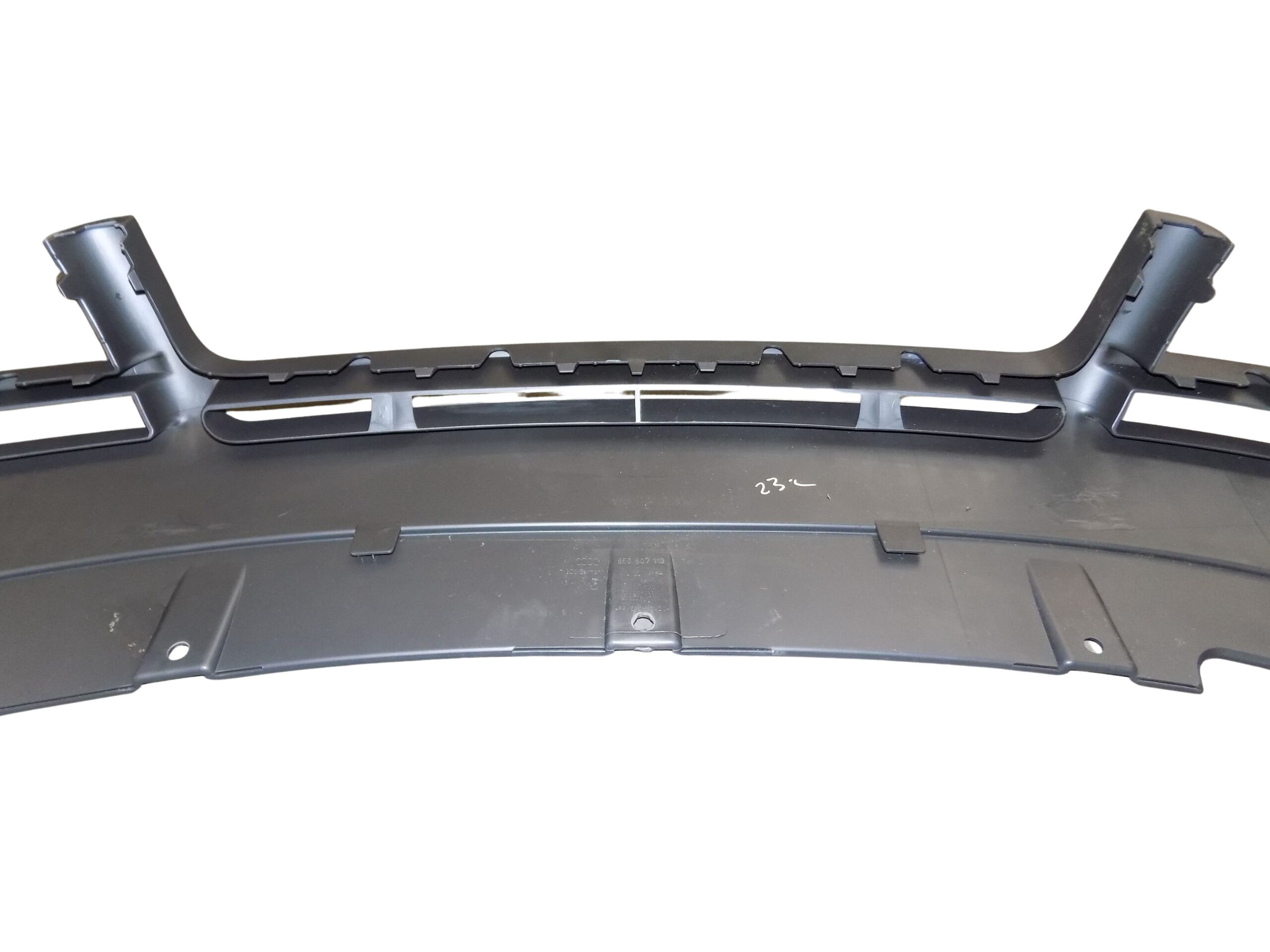 8E0807110 Original Audi A4 B6 8E untere Schürze Stoßstangen Ansatz Spoiler-Stoßstange Frontspoiler S-Line Umbau vorne Grau – Bild 8