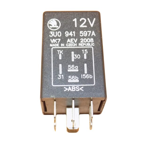 3U0941597A VW Audi Seat Skoda Lichtsteuergerät Licht Relais Arbeitsrelais 456