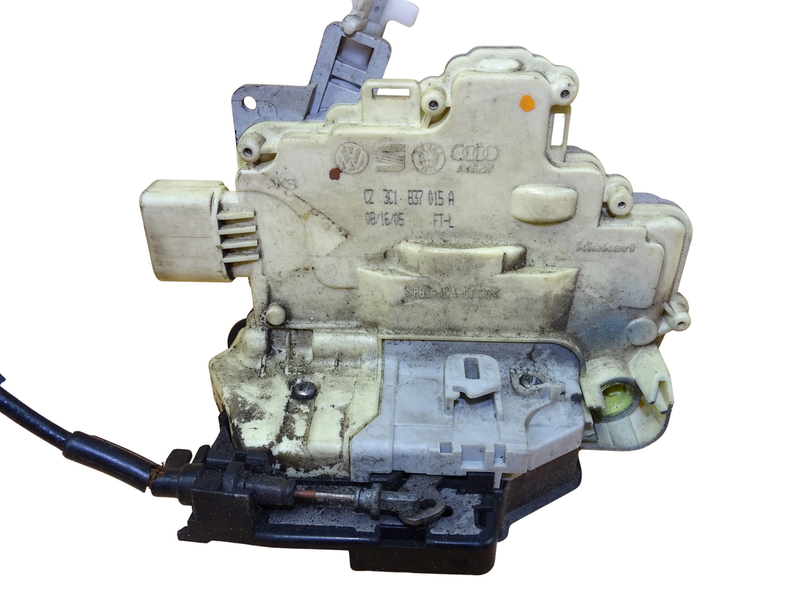 3C1837015A Original Audi Q7 VW Passat 3C Türschloss Verriegelung vorne links Schloss Tür – Bild 2