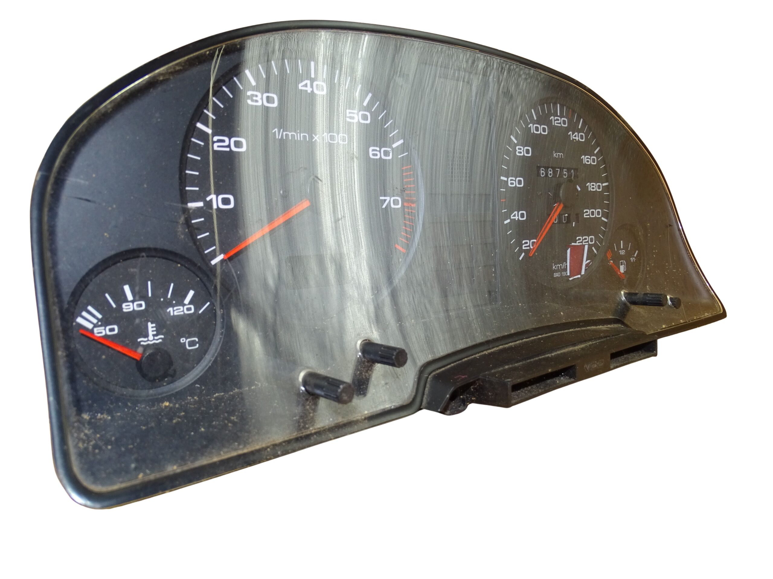 8A0919033CA Audi 80 B4 Coupe Cabrio Typ 89 Tacho Kombiinstrument Tachometer Borduhr – Bild 2