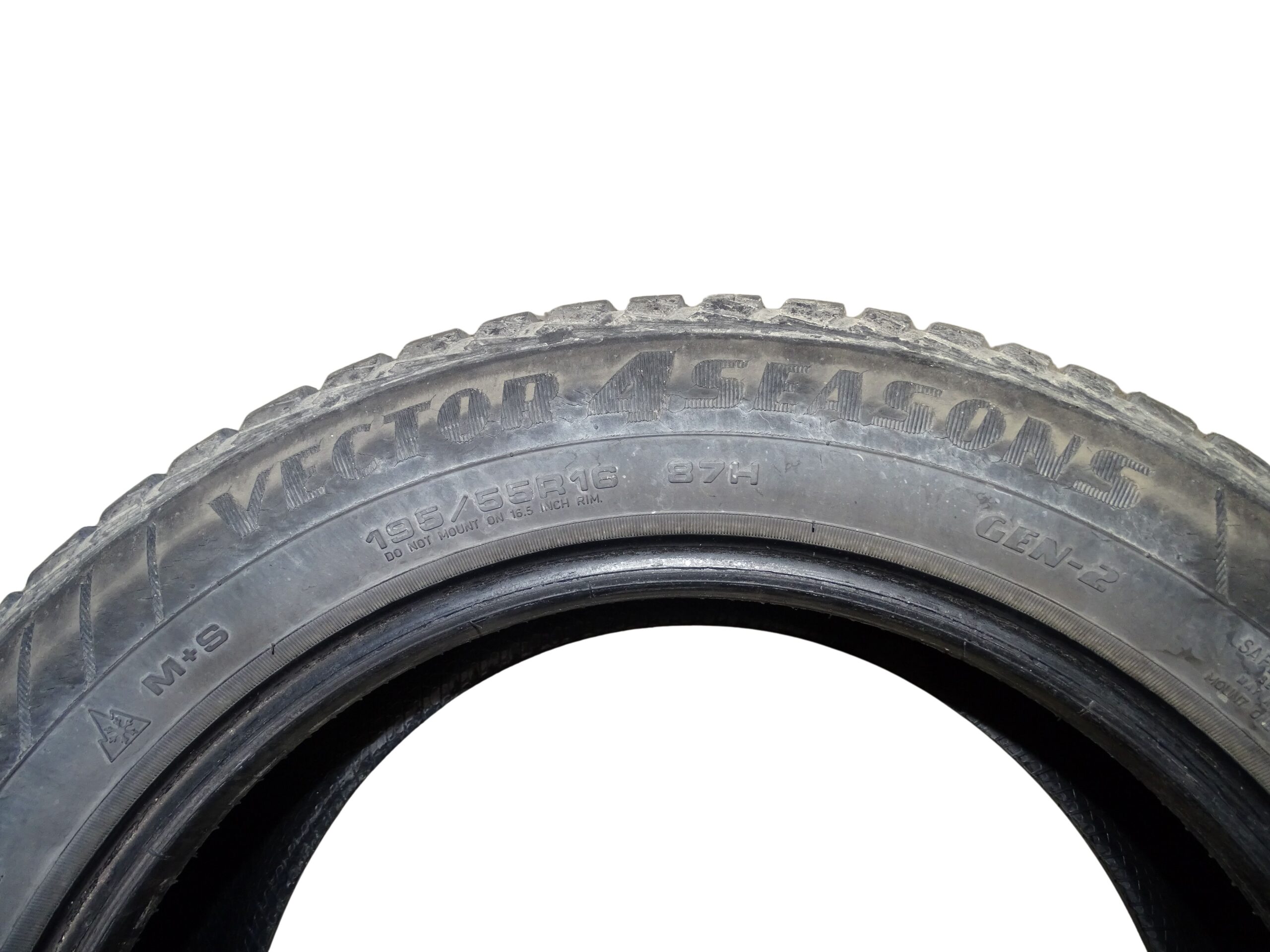 2x Goodyear Vector 4 Season Allwetterreifen 195/55 R16 DOT1319 Profiltiefe 4-5mm – Bild 7