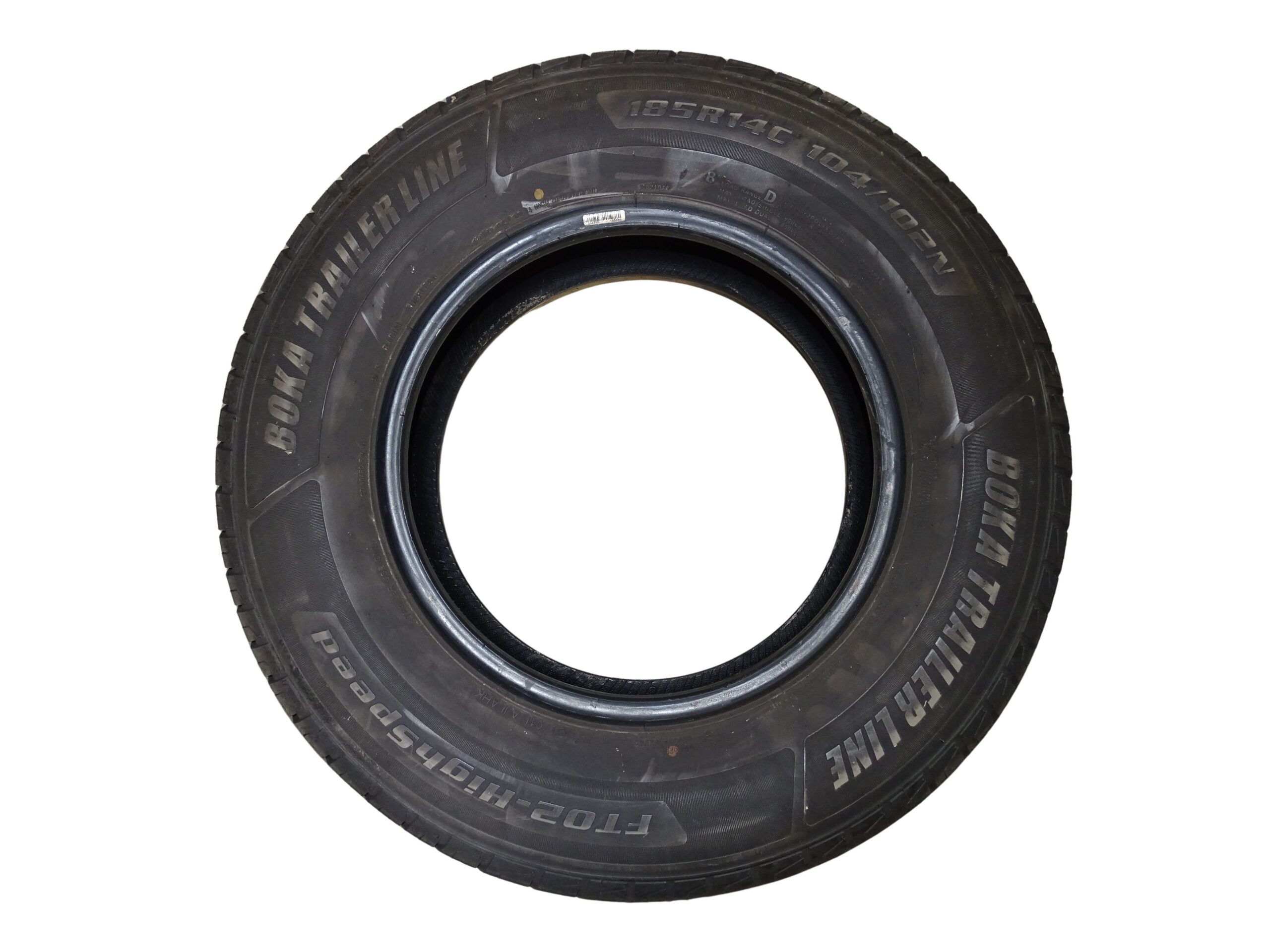 2x Boka Trailer Line FT02-HighSpeed Anhängerreifen 185/80 R14 DOT 2920 Profiltiefe 3mm – Bild 3