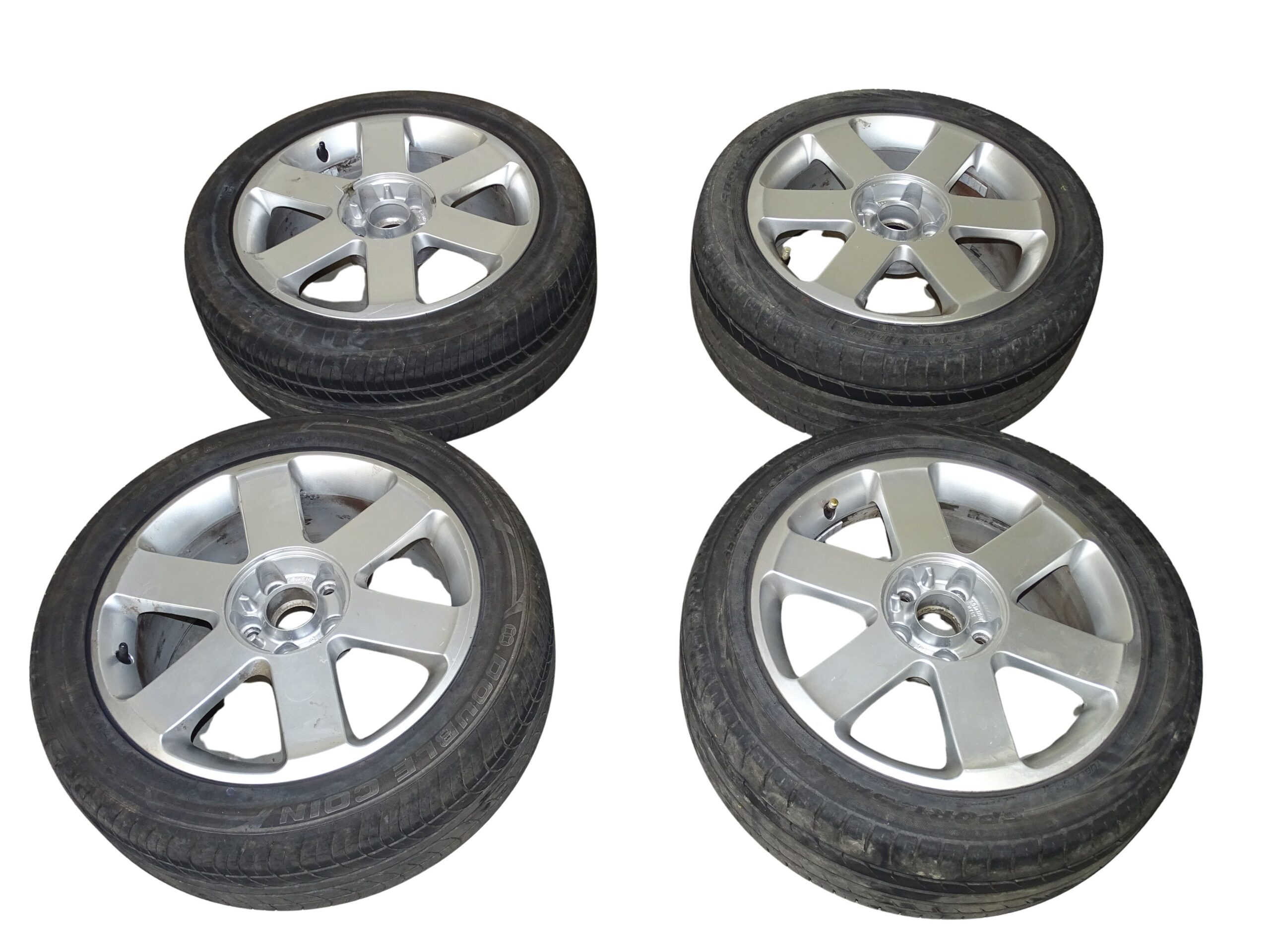 8E0601025J Original Audi A4 8D 8E A6 4F Alufelgen S-Line 7,5J x 17 Zoll ET 45 Lochkreis 5x112 mit Reifen