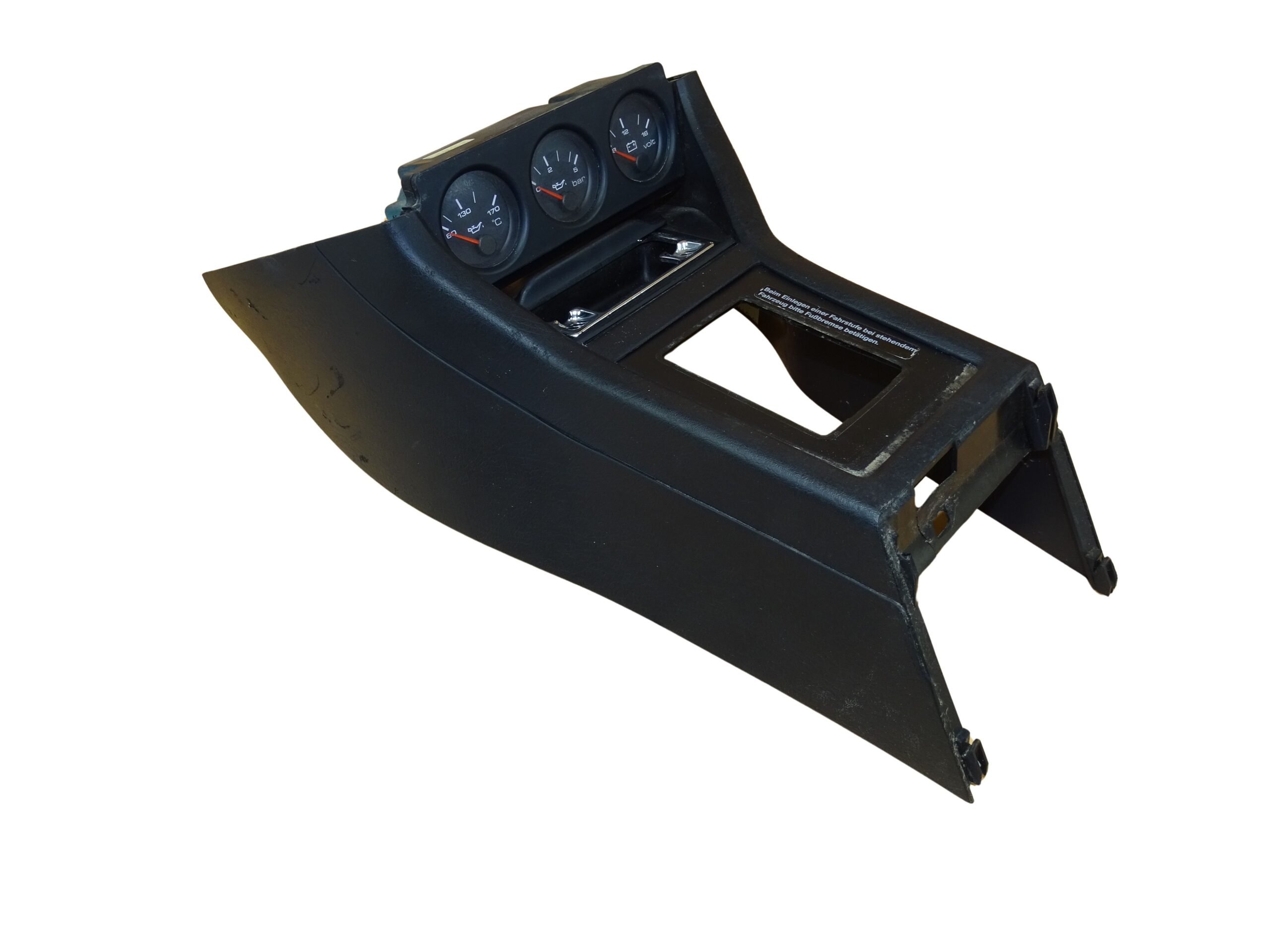 8A1863243D Audi 80 90 B3 B4 Cabrio Coupe Typ 89 Mittelkonsole Schwarz mit Zusatzinstrumente – Bild 2