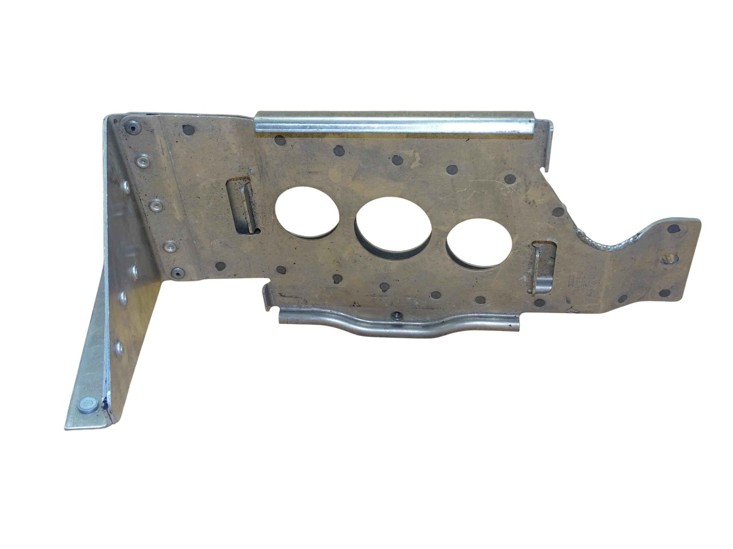 4D0802225B Audi VW Skoda Seat Halter Boden Konsole Batterie Batteriekasten Batteriehalterung Halterung Zusatzbatterie Halterung – Bild 2