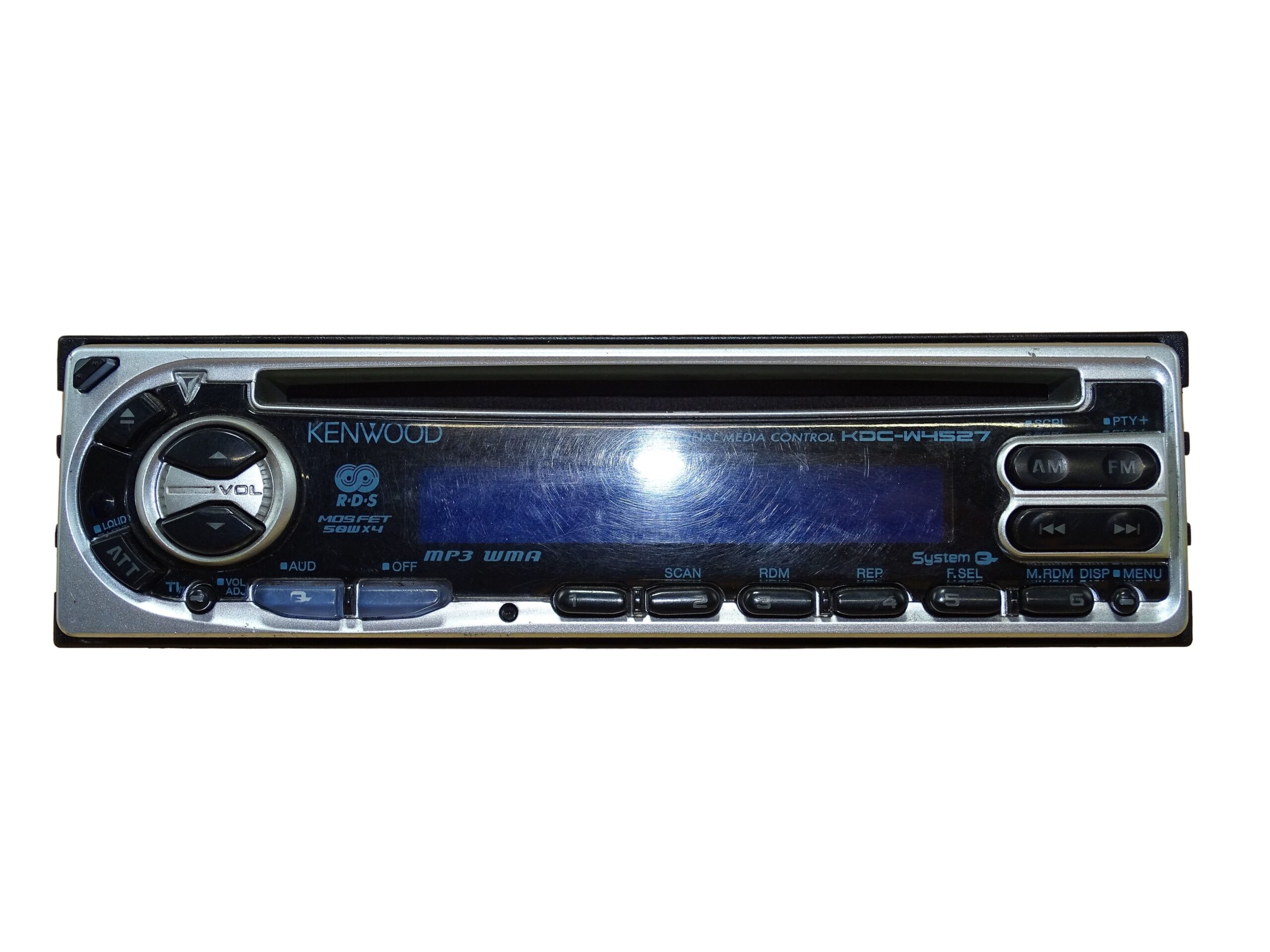 KE1057 S1200262 Kenwood KDC W4527 CD MP3 WMA Voll funktionsfähig CD-Autoradio 4 x 50 W abnehmbare Front – Bild 3