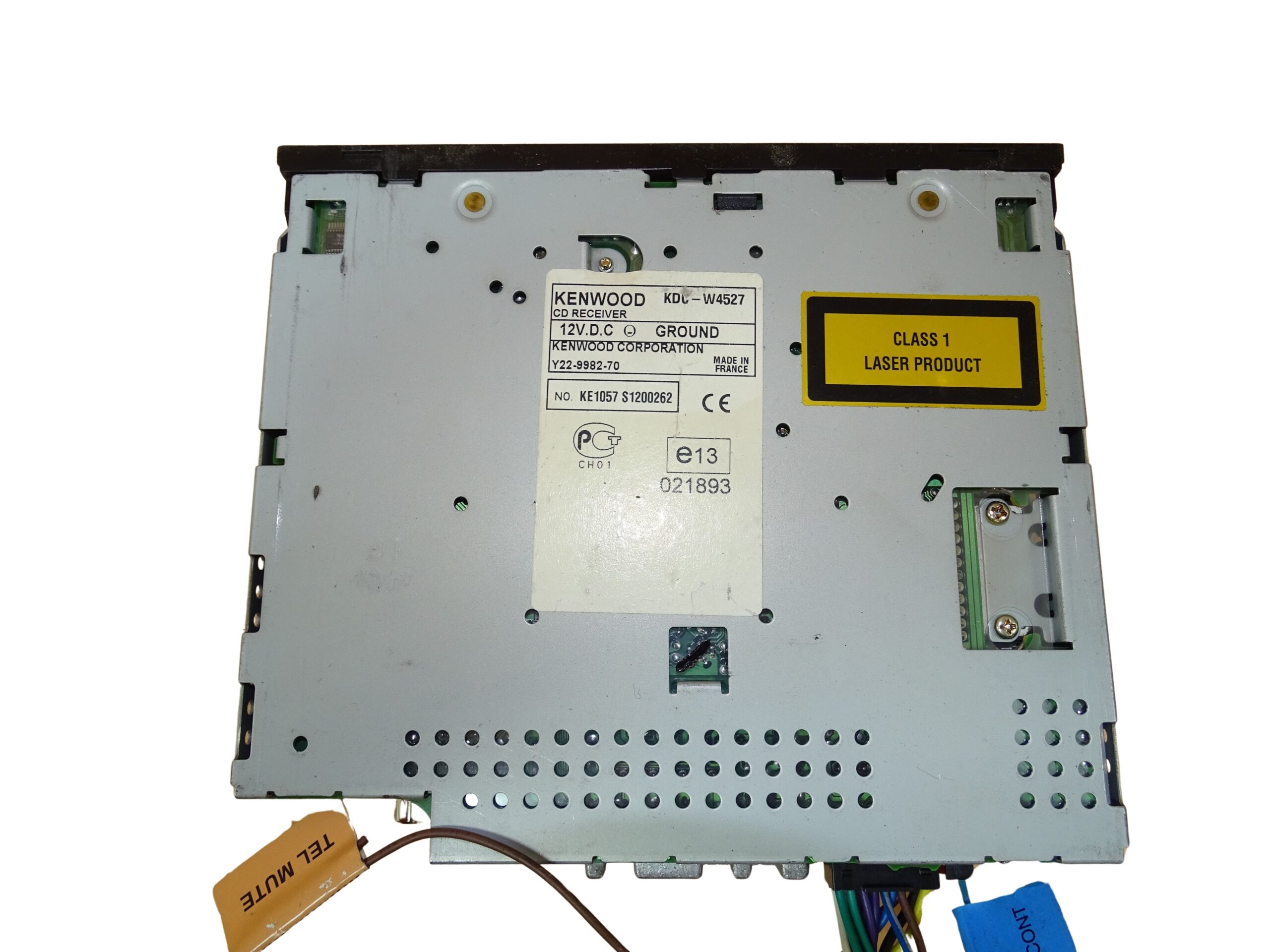 KE1057 S1200262 Kenwood KDC W4527 CD MP3 WMA Voll funktionsfähig CD-Autoradio 4 x 50 W abnehmbare Front – Bild 12