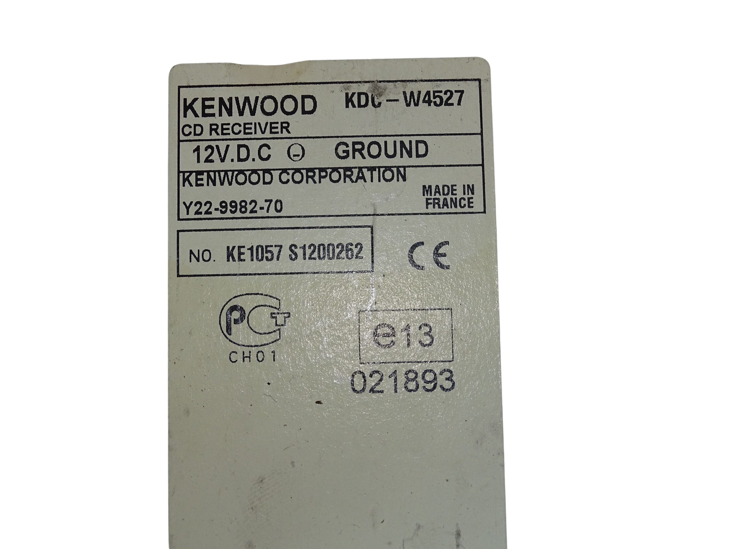 KE1057 S1200262 Kenwood KDC W4527 CD MP3 WMA Voll funktionsfähig CD-Autoradio 4 x 50 W abnehmbare Front – Bild 13