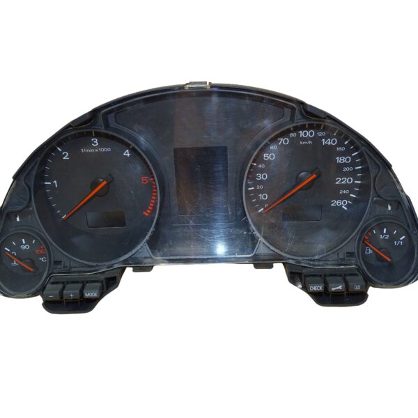 8H0920930D Audi A4 S4 B6 8H Cabrio 2.5l TDI Tacho Geschwindigkeitsanzeige Kombiinstrument Colour FIS Display