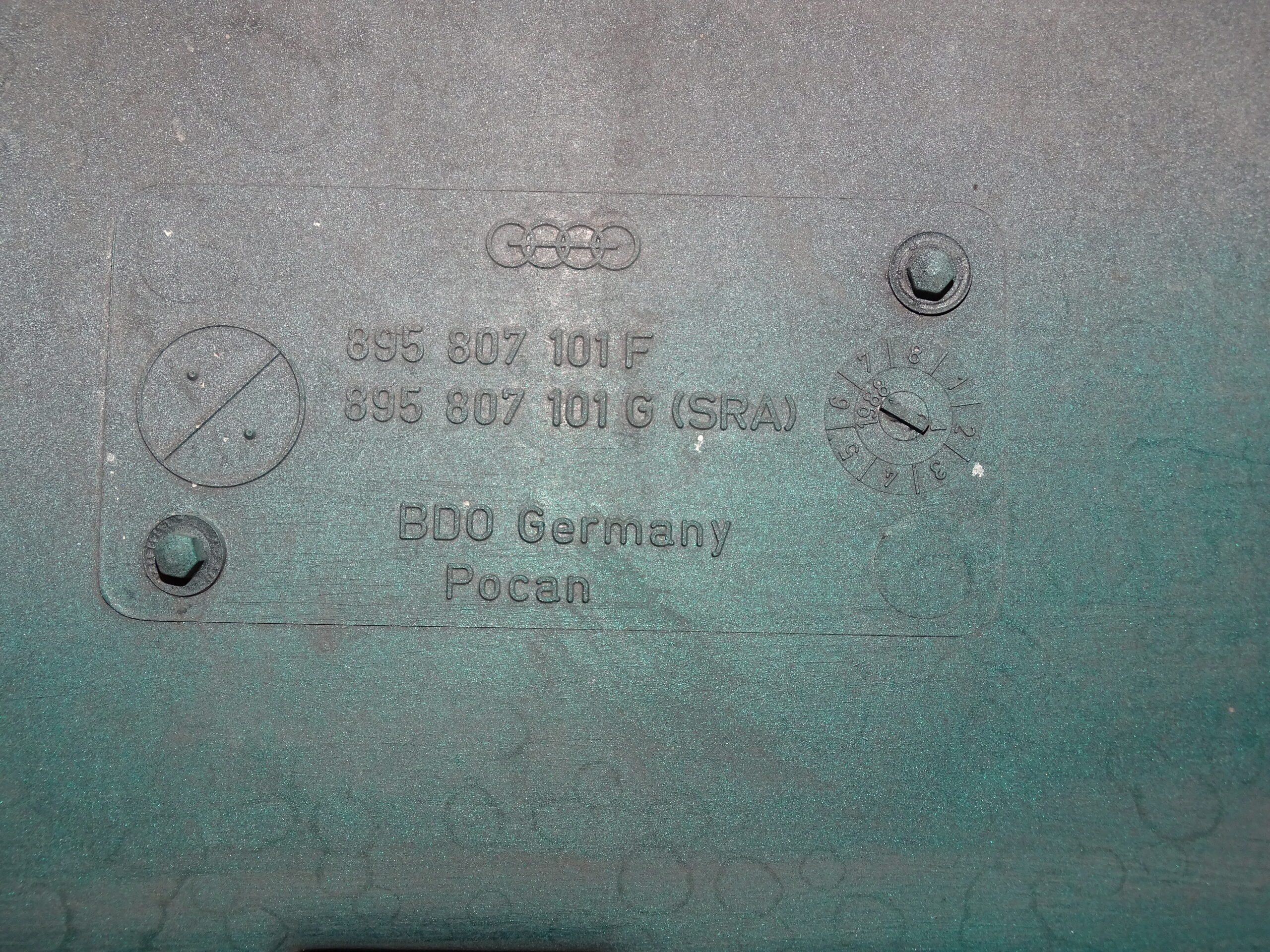895807101F Audi 80 Cabrio Coupe Typ 89 Stoßstange Vorne Grün Kamei – Bild 15