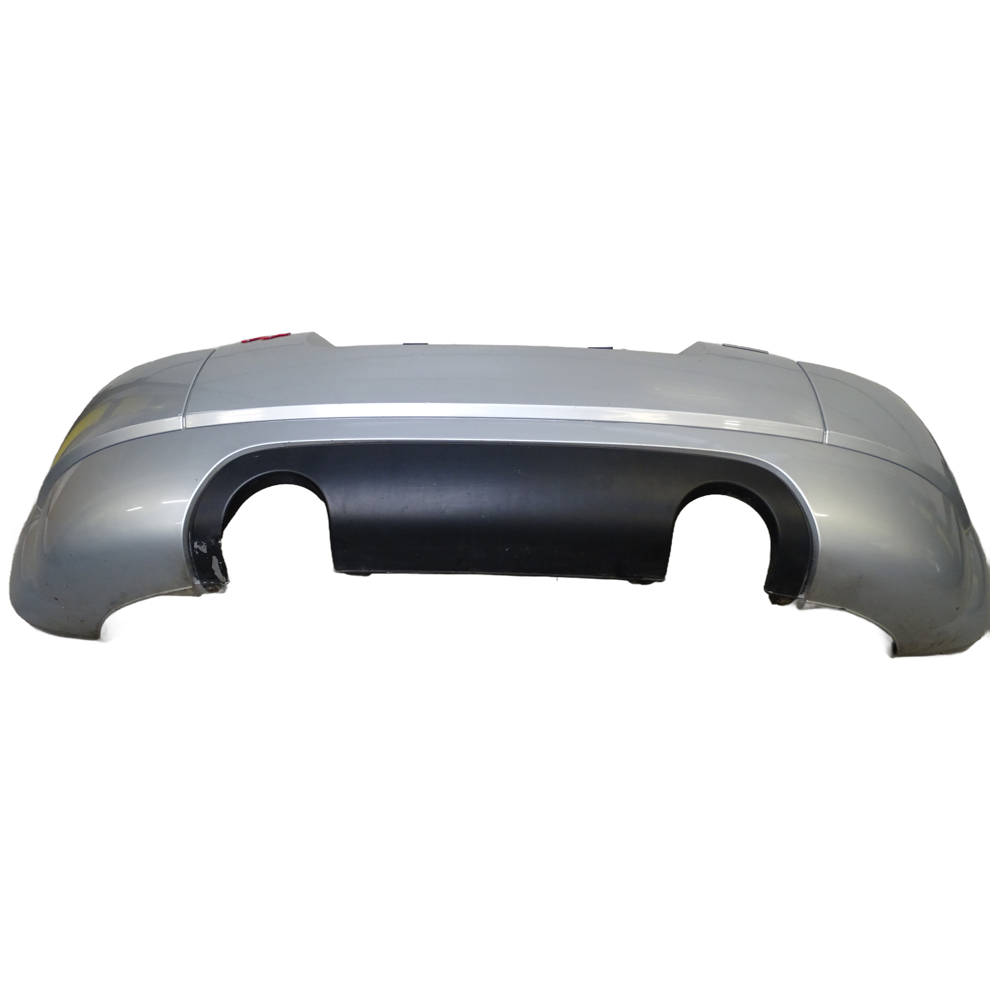 8N0807511A Audi TT Coupe 8N Stoßstange Stoßfänger Hinten Lichtsilber Metall (Farbcode:Y7W) – Bild 3