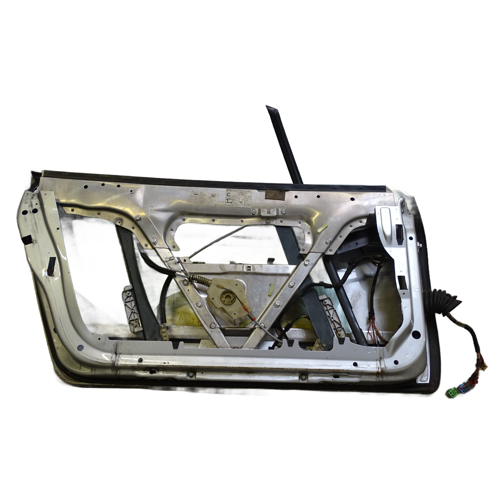 8N0831051C Audi TT Coupe Roadster Original Tür vorne links Fahrerseite Lichtsilber Metall (Farbcode:7YW) – Bild 7