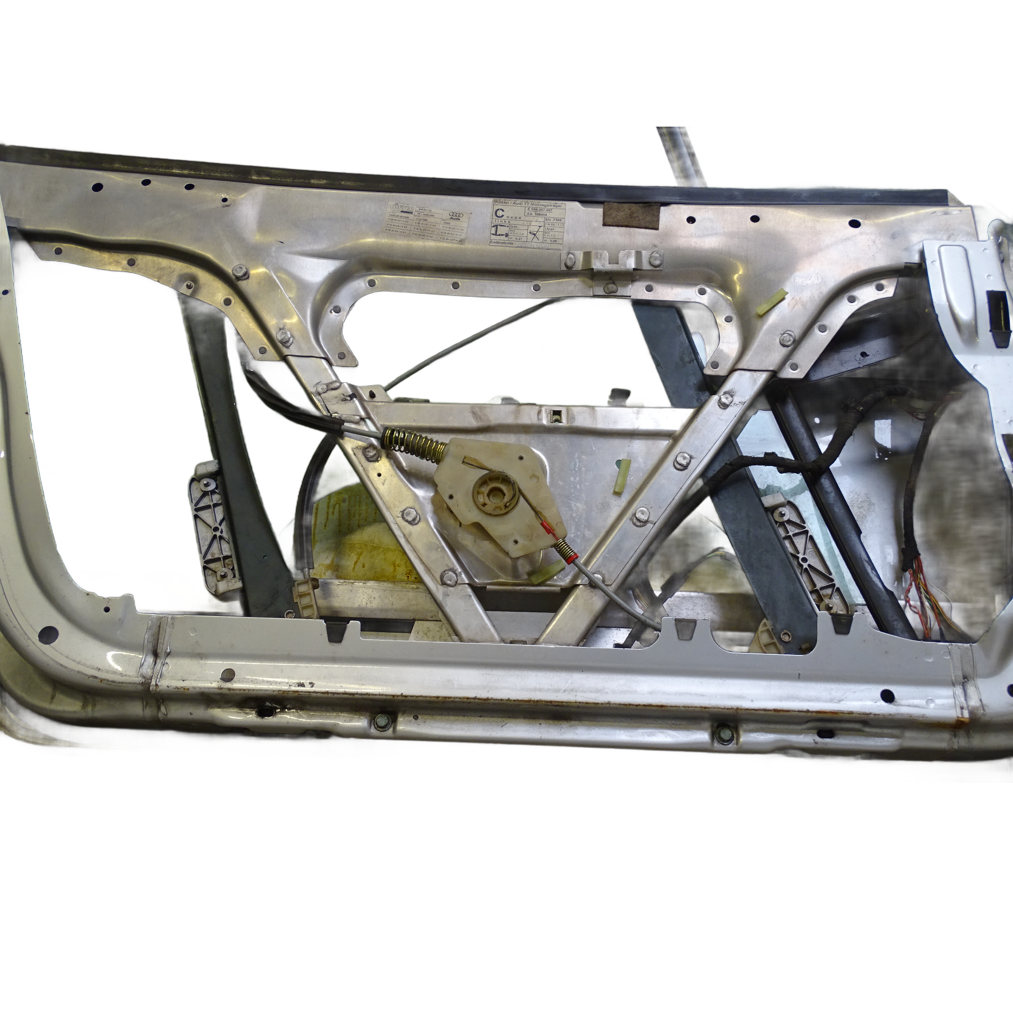 8N0831051C Audi TT Coupe Roadster Original Tür vorne links Fahrerseite Lichtsilber Metall (Farbcode:7YW) – Bild 10