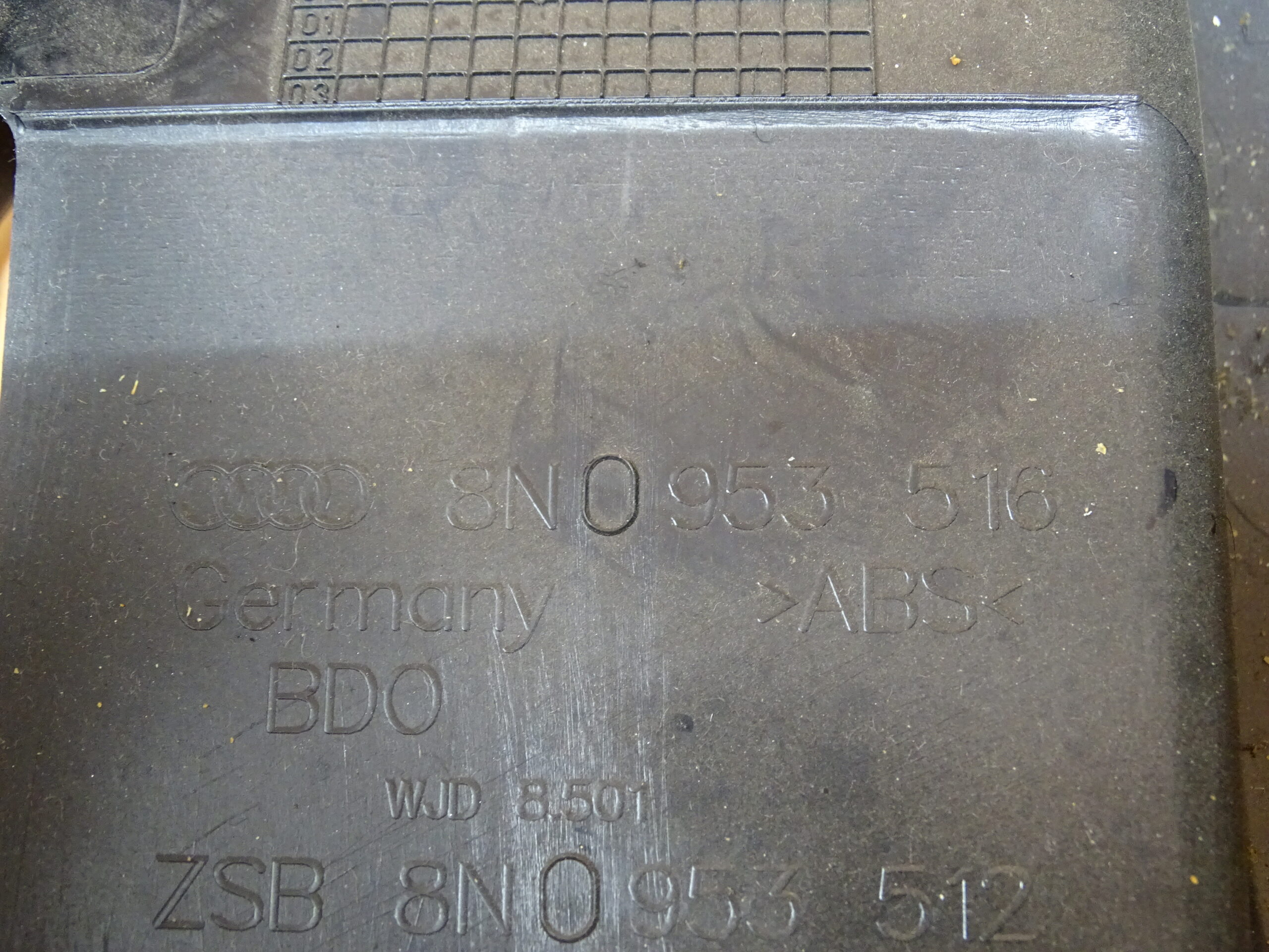 8N0953515+ 8N0953516 Audi TT 8N Abdeckung Verkleidung Lenksäule Blende komplett – Bild 9