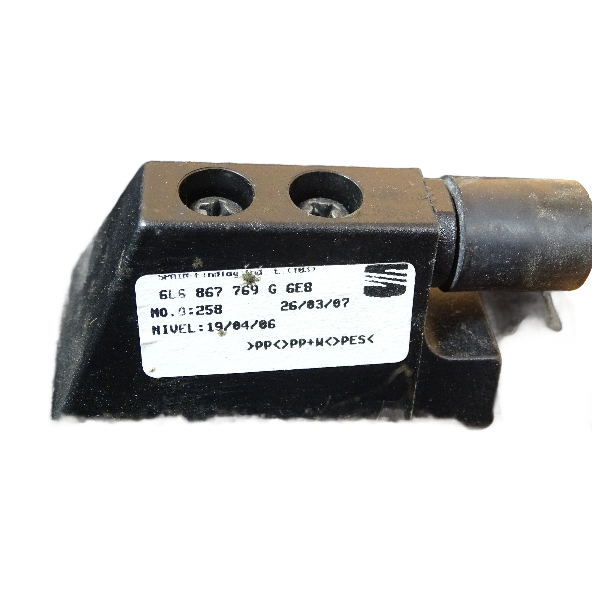 6L6867769G Seat Ibiza 6L Hutablage Kofferraumabdeckung Gepäckraum Schwarz – Bild 6